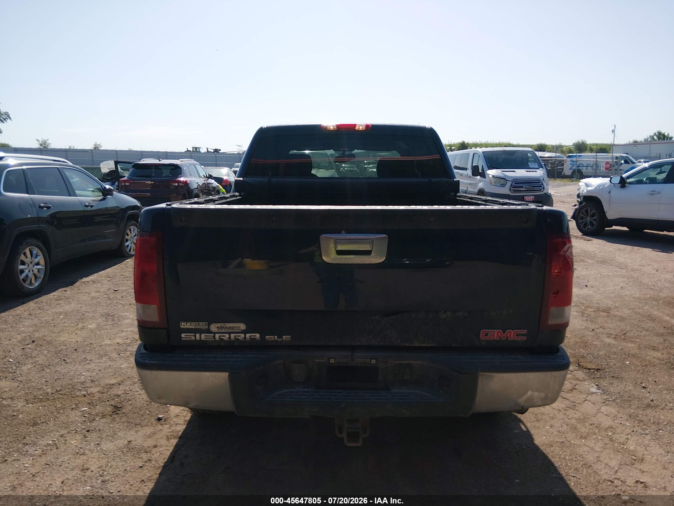 2011 Gmc Sierra 1500 Sle Blue vin: 3GTP2VE34BG104370