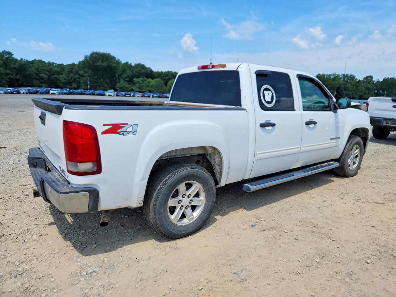 2011 Gmc Sierra K1500 Sle White vin: 3GTP2VE34BG360797