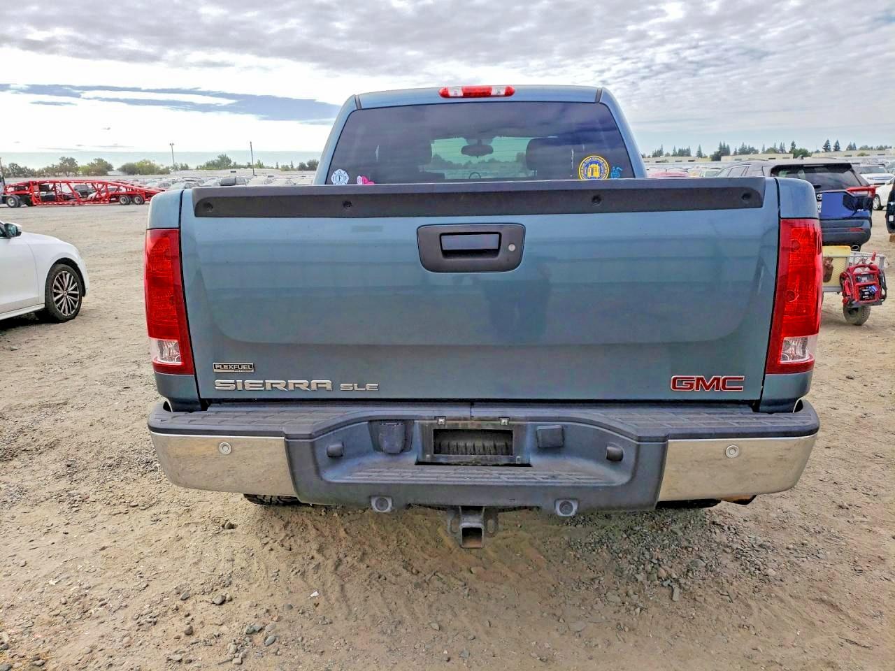 2011 Gmc Sierra K1500 Sle Blue vin: 3GTP2VE34BG380175