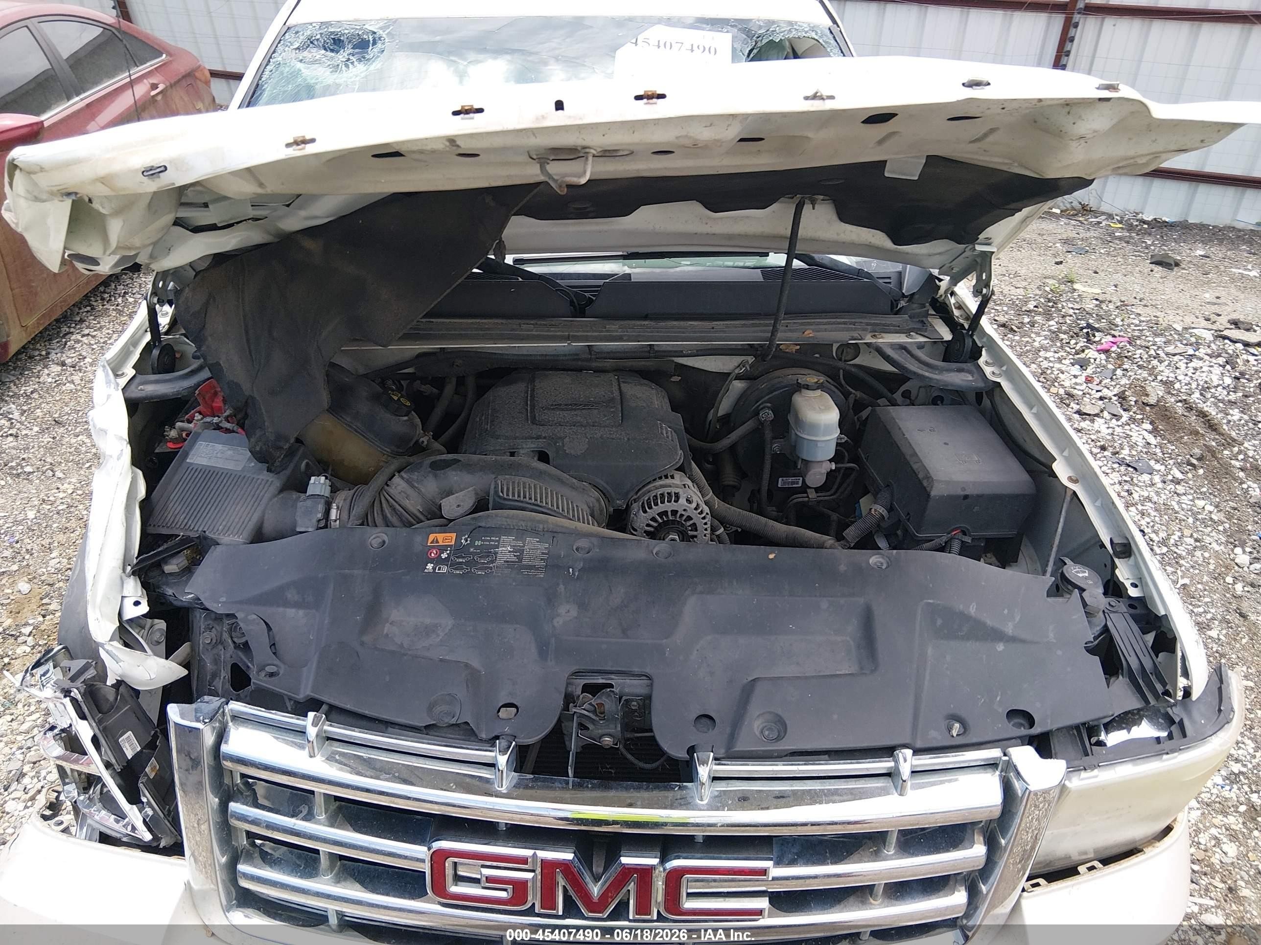 2011 Gmc Sierra 1500 Sle White vin: 3GTP2VE34BG385957