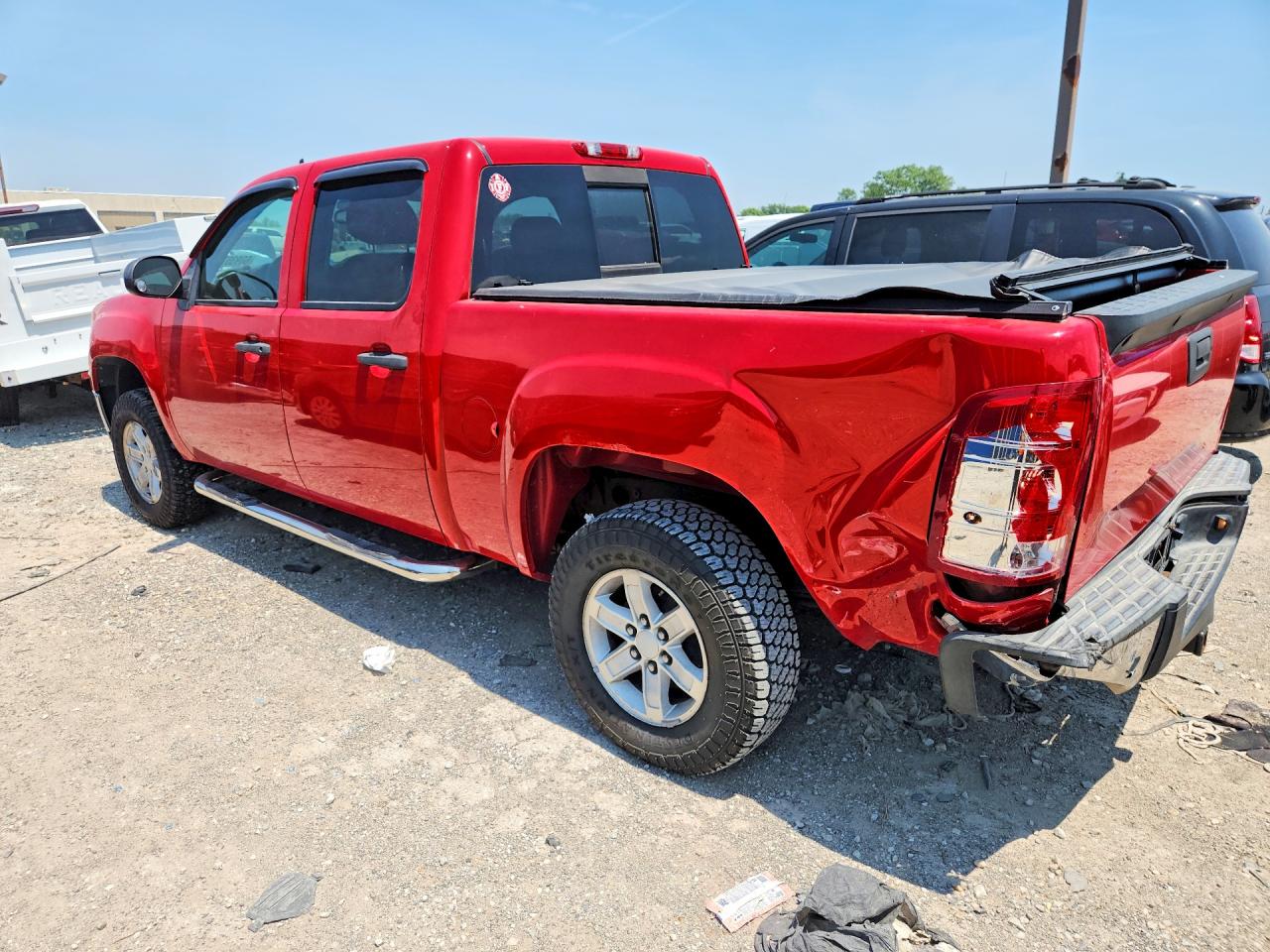 2011 Gmc Sierra K1500 Sle Red vin: 3GTP2VE35BG144828