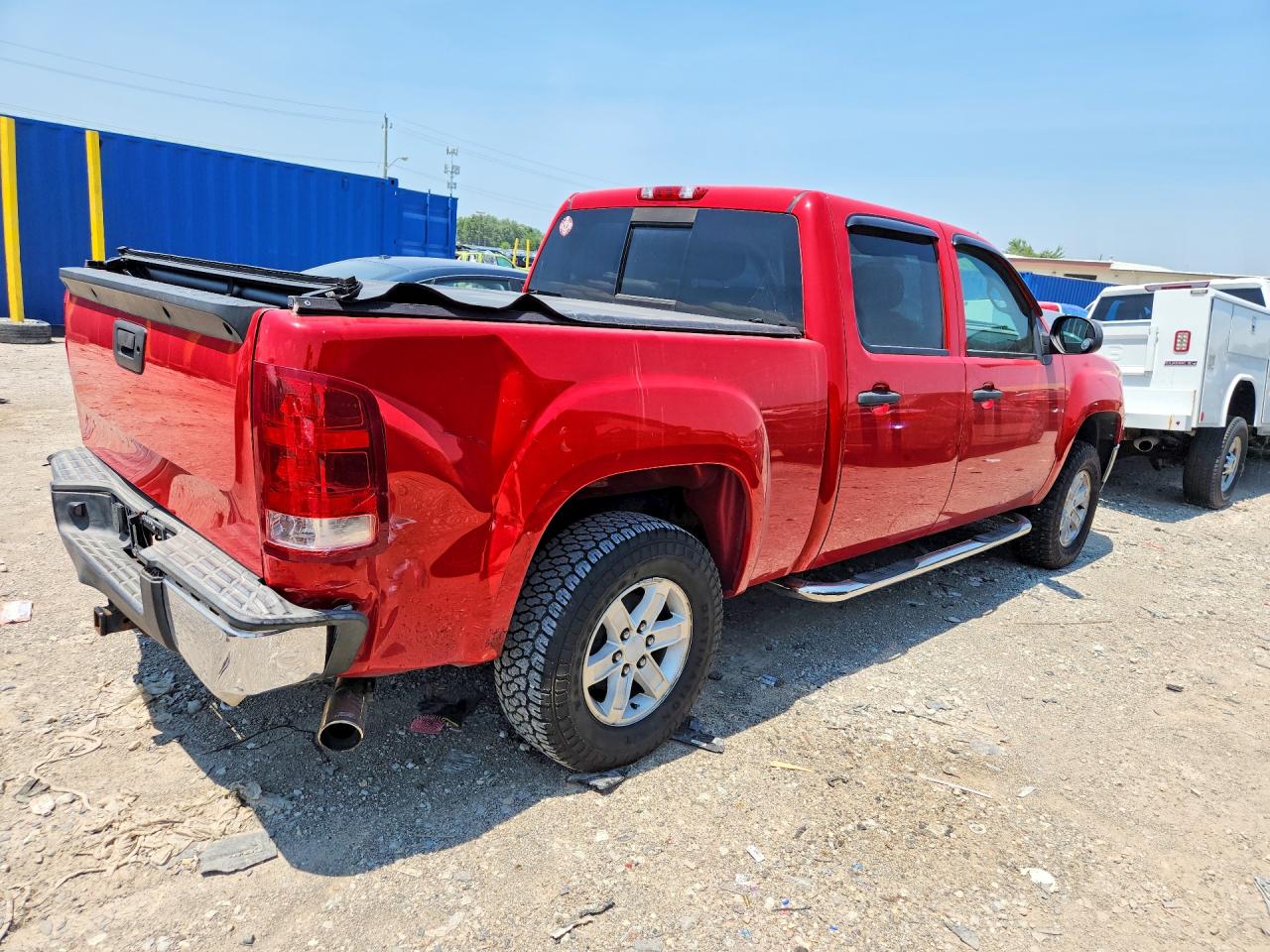 2011 Gmc Sierra K1500 Sle Red vin: 3GTP2VE35BG144828
