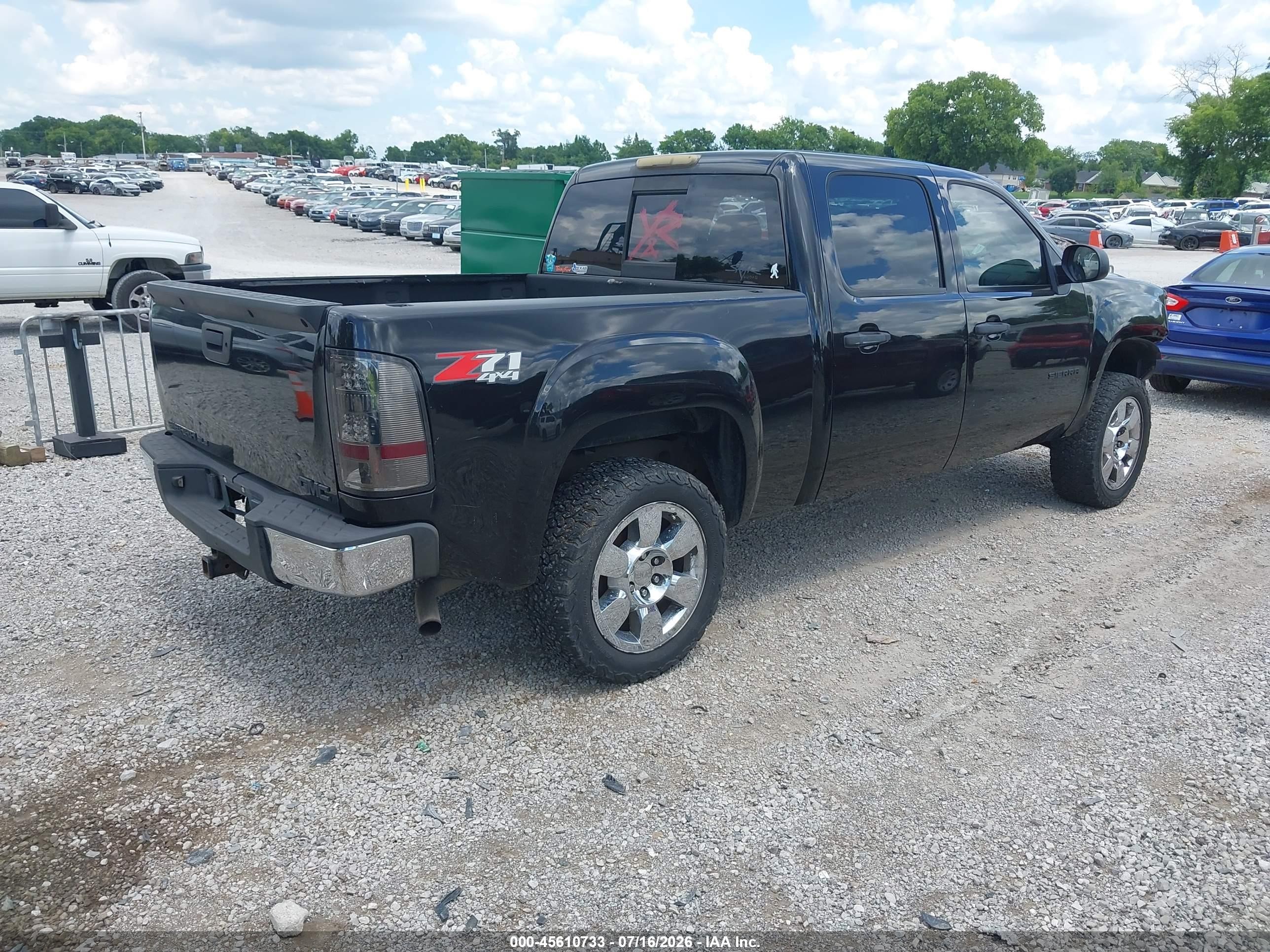 2011 Gmc Sierra 1500 Sle Black vin: 3GTP2VE35BG179756