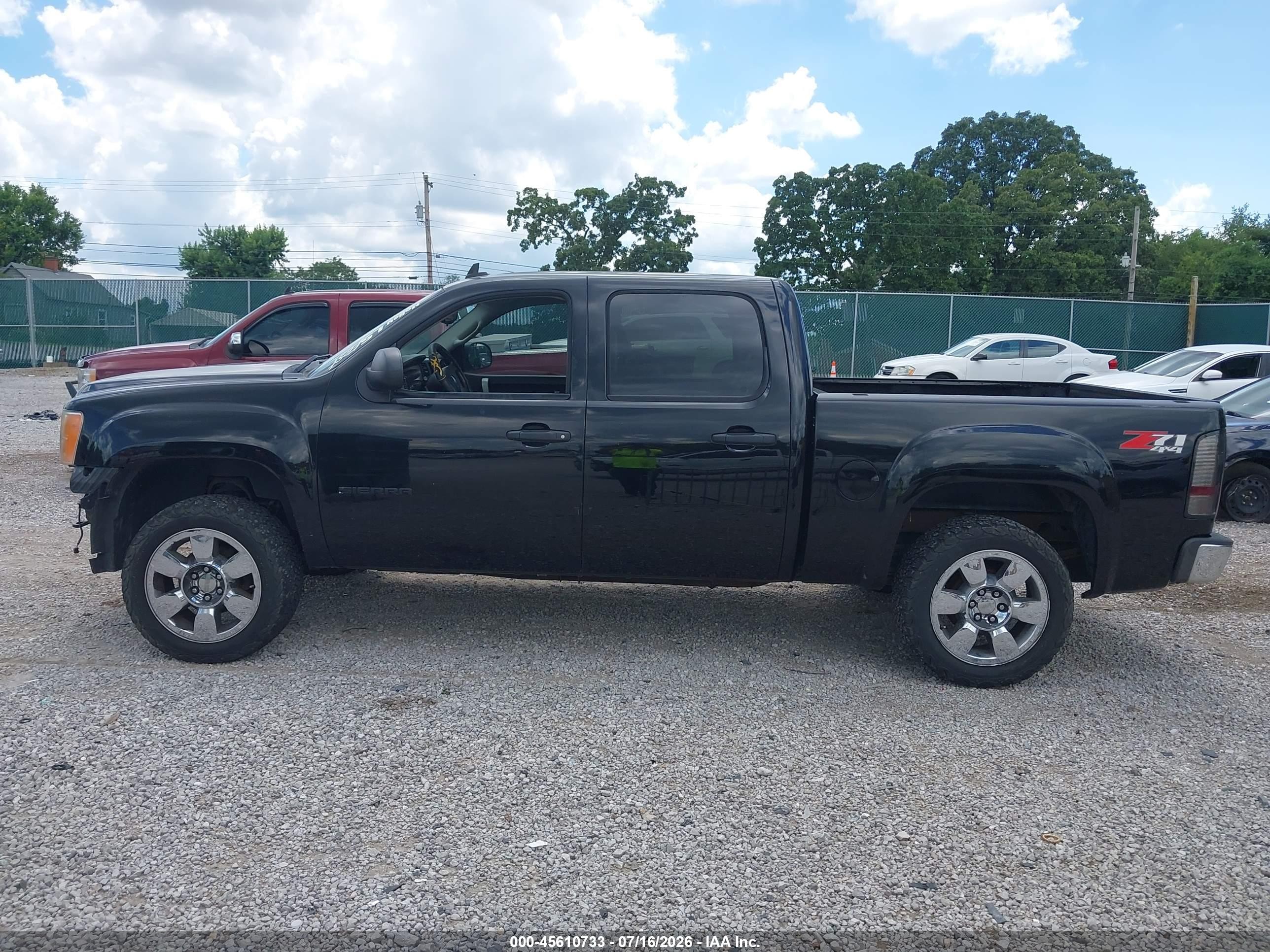 2011 Gmc Sierra 1500 Sle Black vin: 3GTP2VE35BG179756