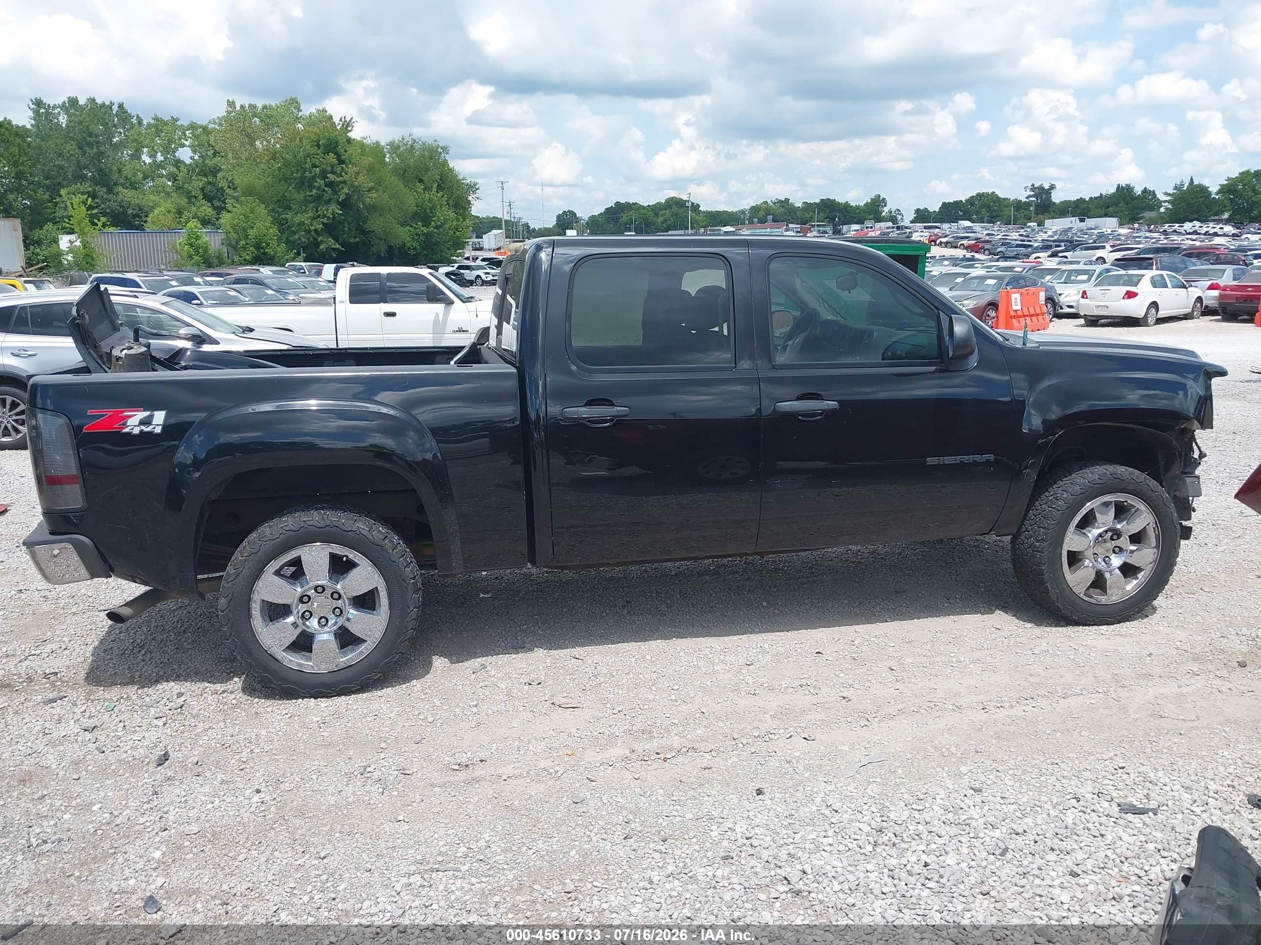 2011 Gmc Sierra 1500 Sle Black vin: 3GTP2VE35BG179756