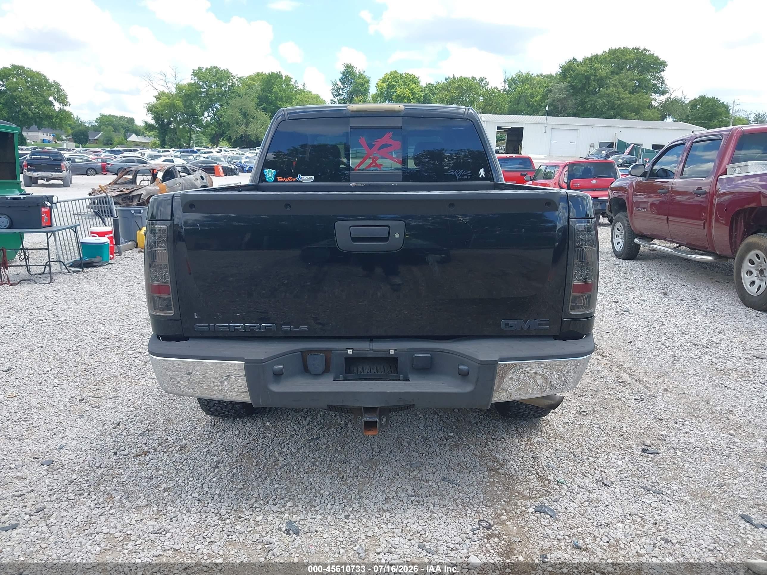 2011 Gmc Sierra 1500 Sle Black vin: 3GTP2VE35BG179756
