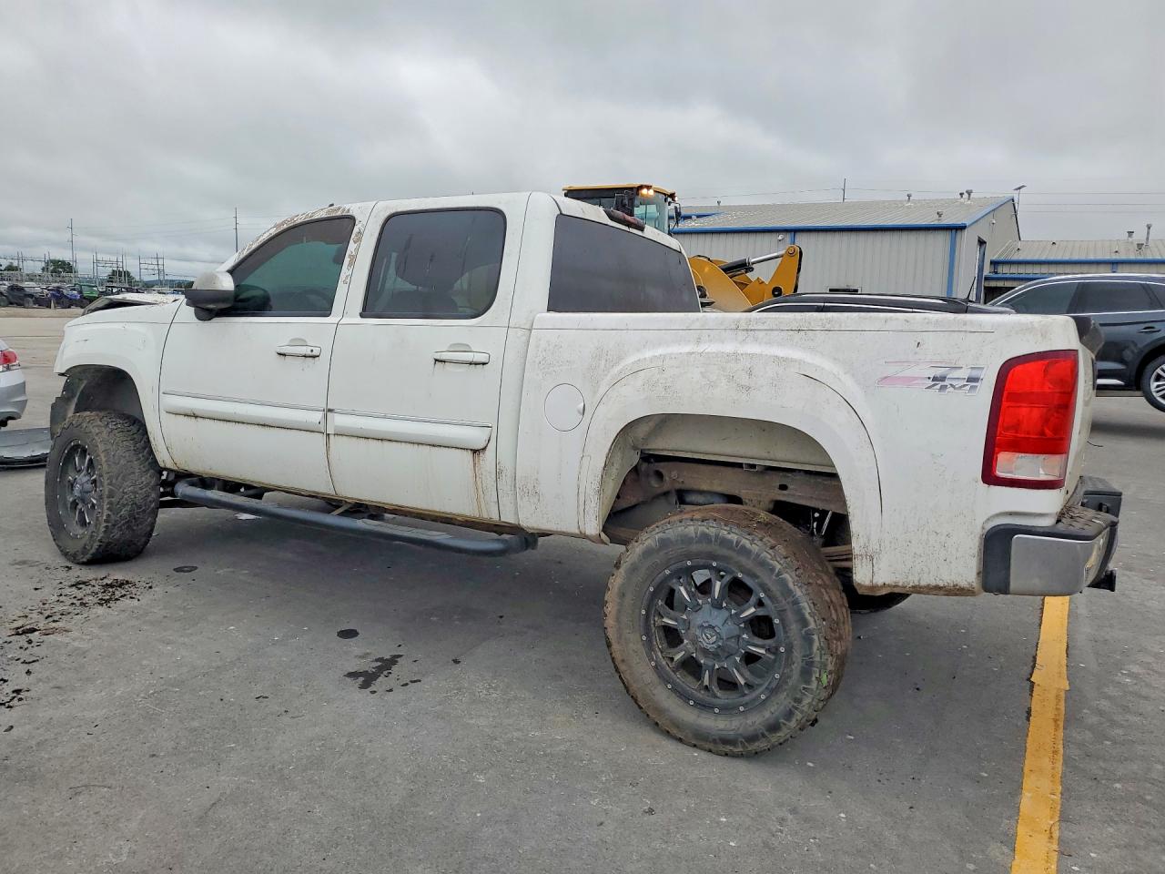 2011 Gmc Sierra K1500 Sle White vin: 3GTP2VE35BG258117