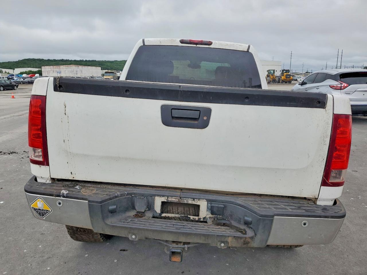 2011 Gmc Sierra K1500 Sle White vin: 3GTP2VE35BG258117