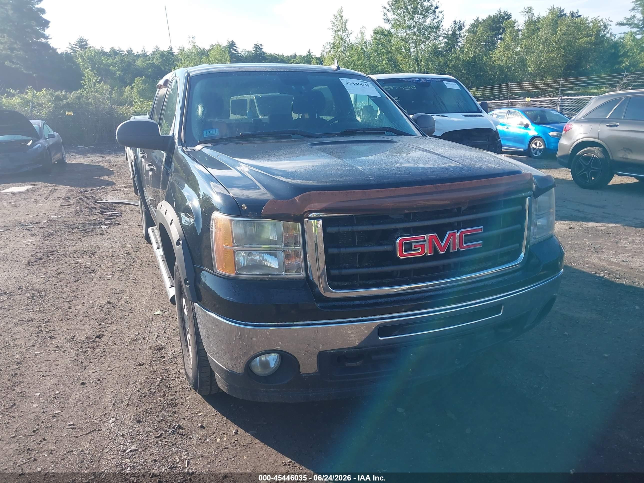 2011 Gmc Sierra 1500 Sle Black vin: 3GTP2VE35BG394179