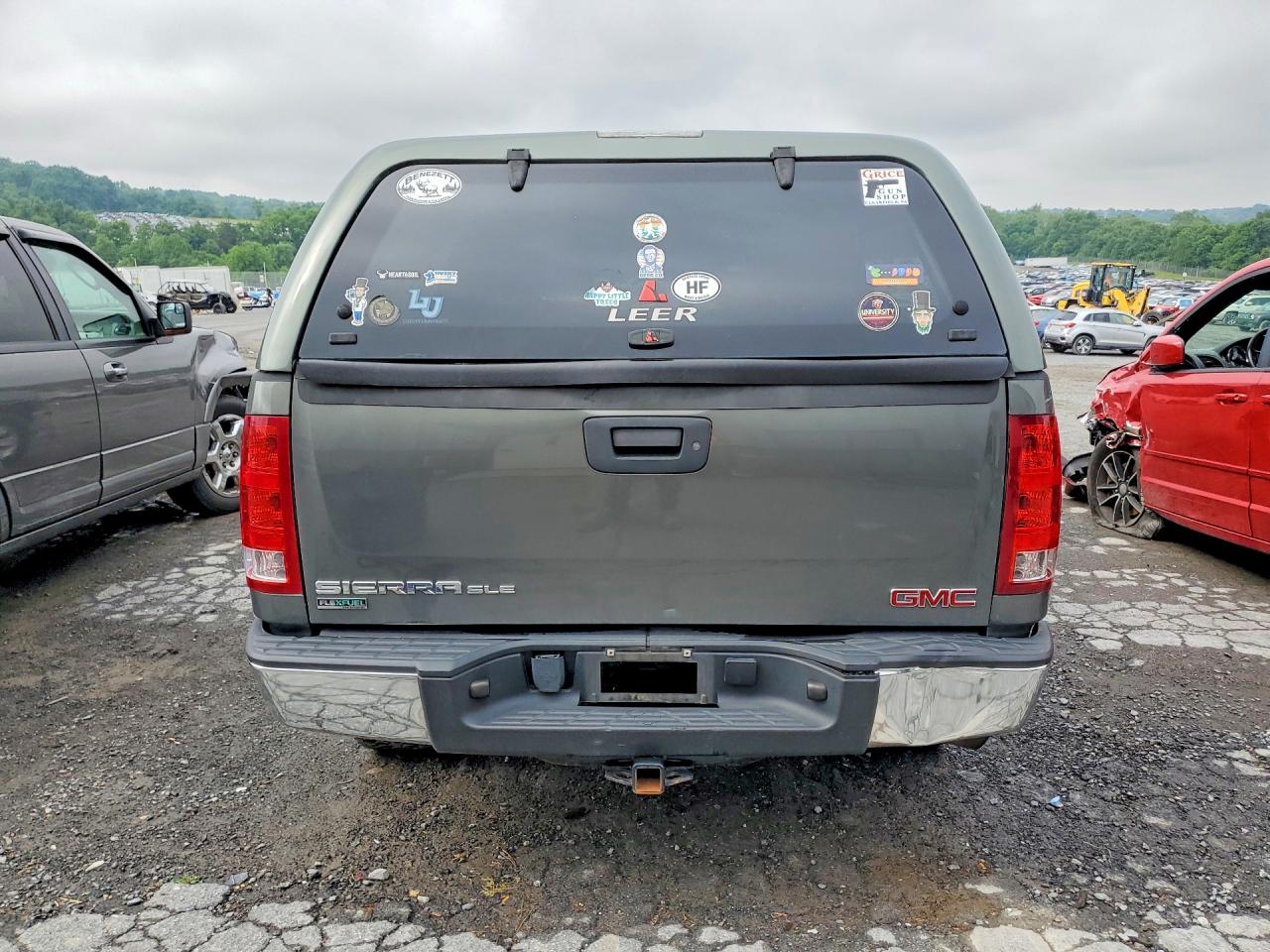2011 Gmc Sierra K1500 Sle Gray vin: 3GTP2VE36BG238491