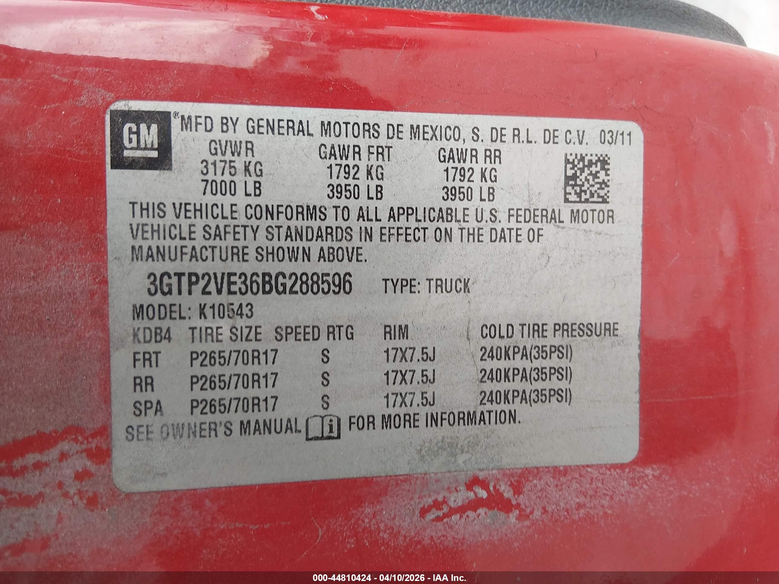 2011 Gmc Sierra 1500 Sle Красный vin: 3GTP2VE36BG288596