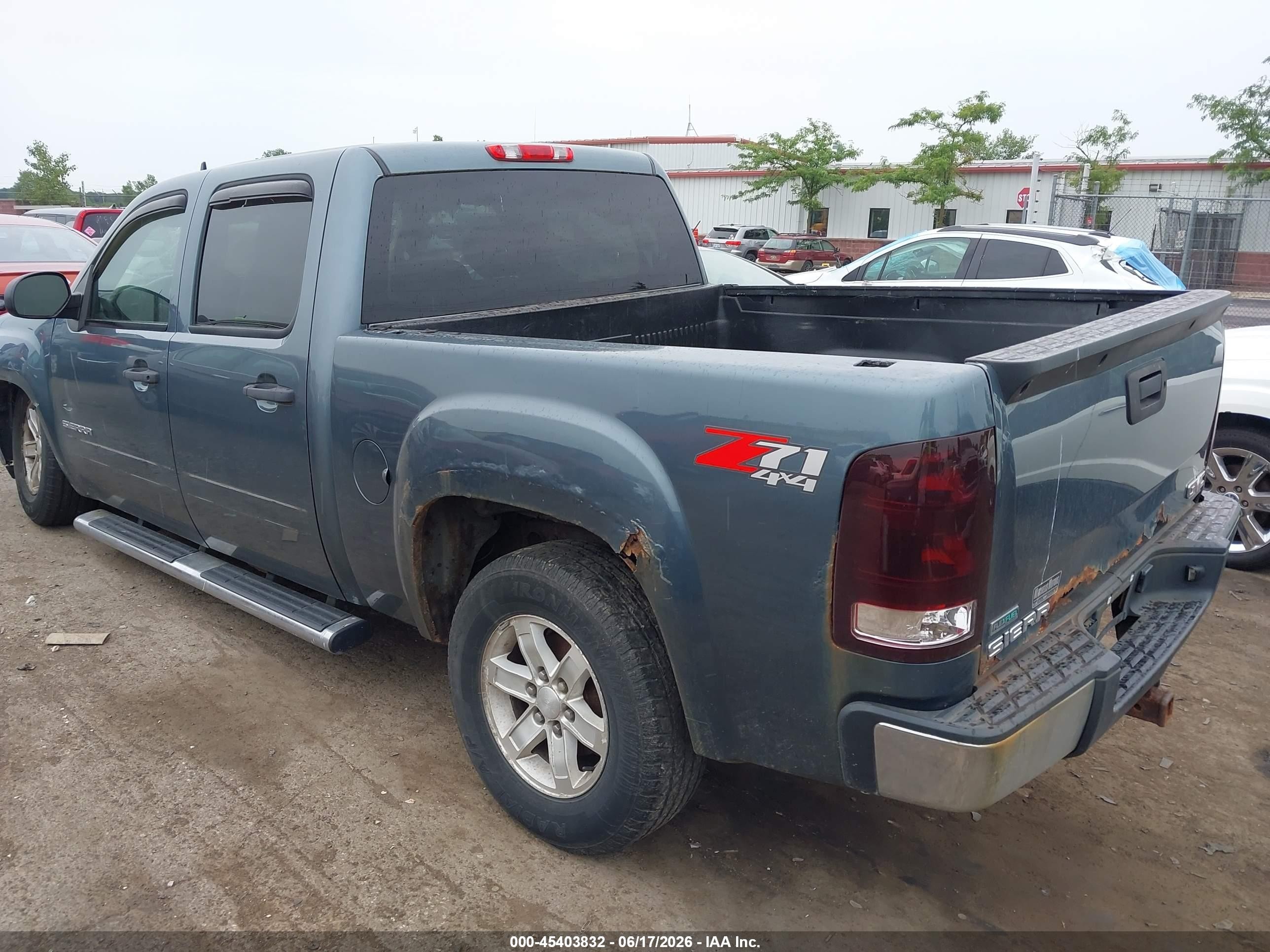 2011 Gmc Sierra 1500 Sle Blue vin: 3GTP2VE36BG313173
