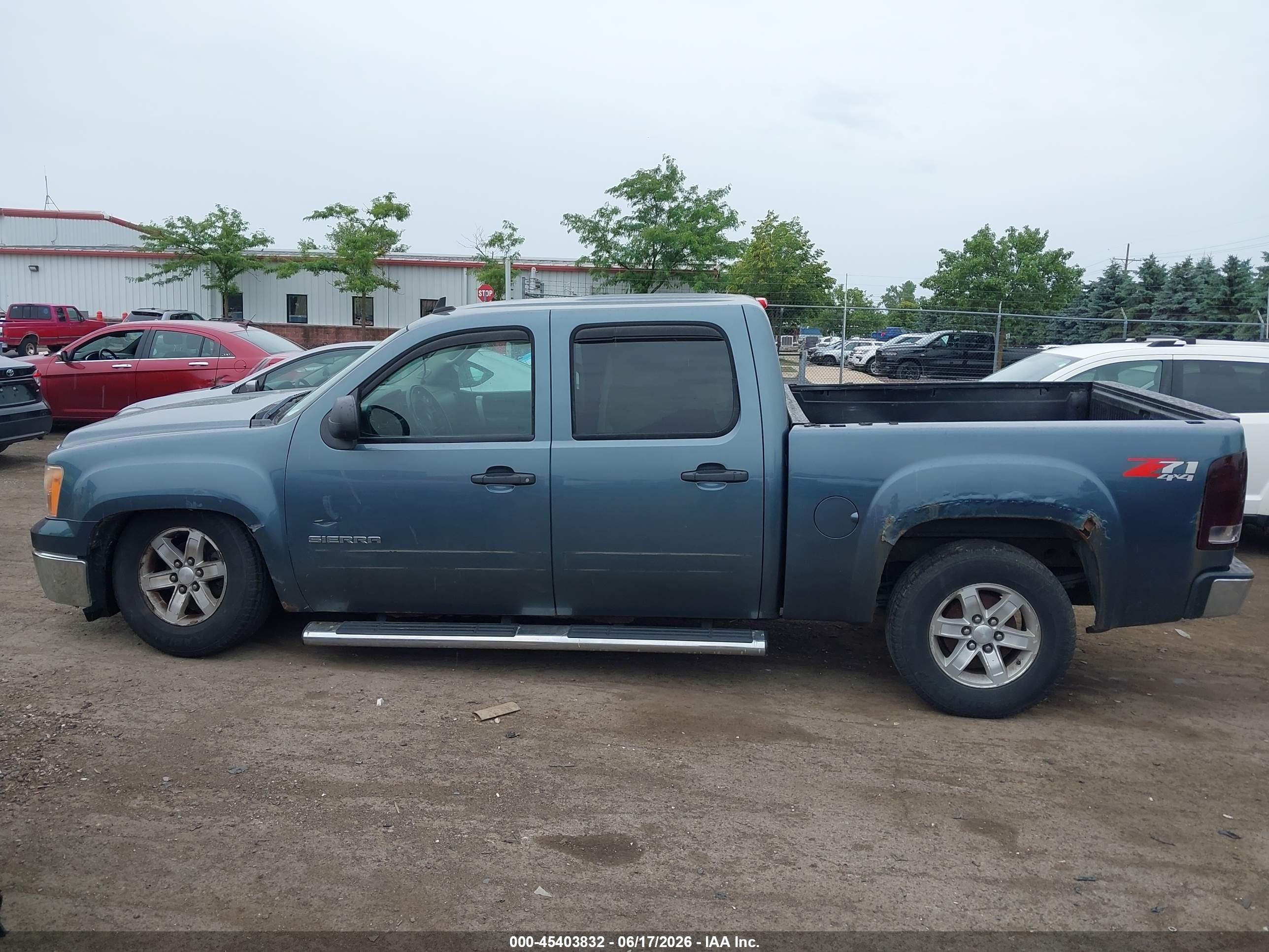 2011 Gmc Sierra 1500 Sle Blue vin: 3GTP2VE36BG313173