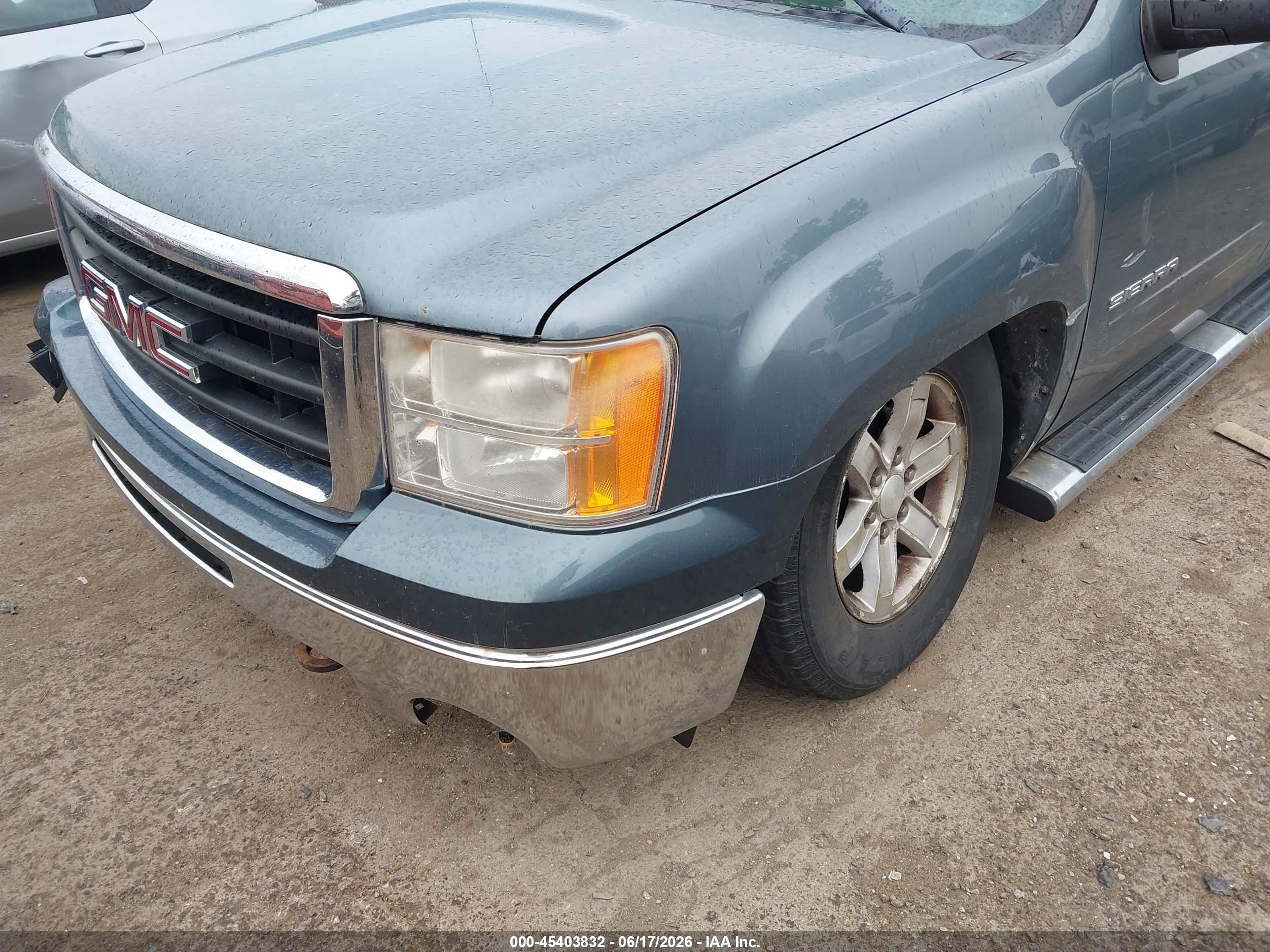 2011 Gmc Sierra 1500 Sle Blue vin: 3GTP2VE36BG313173