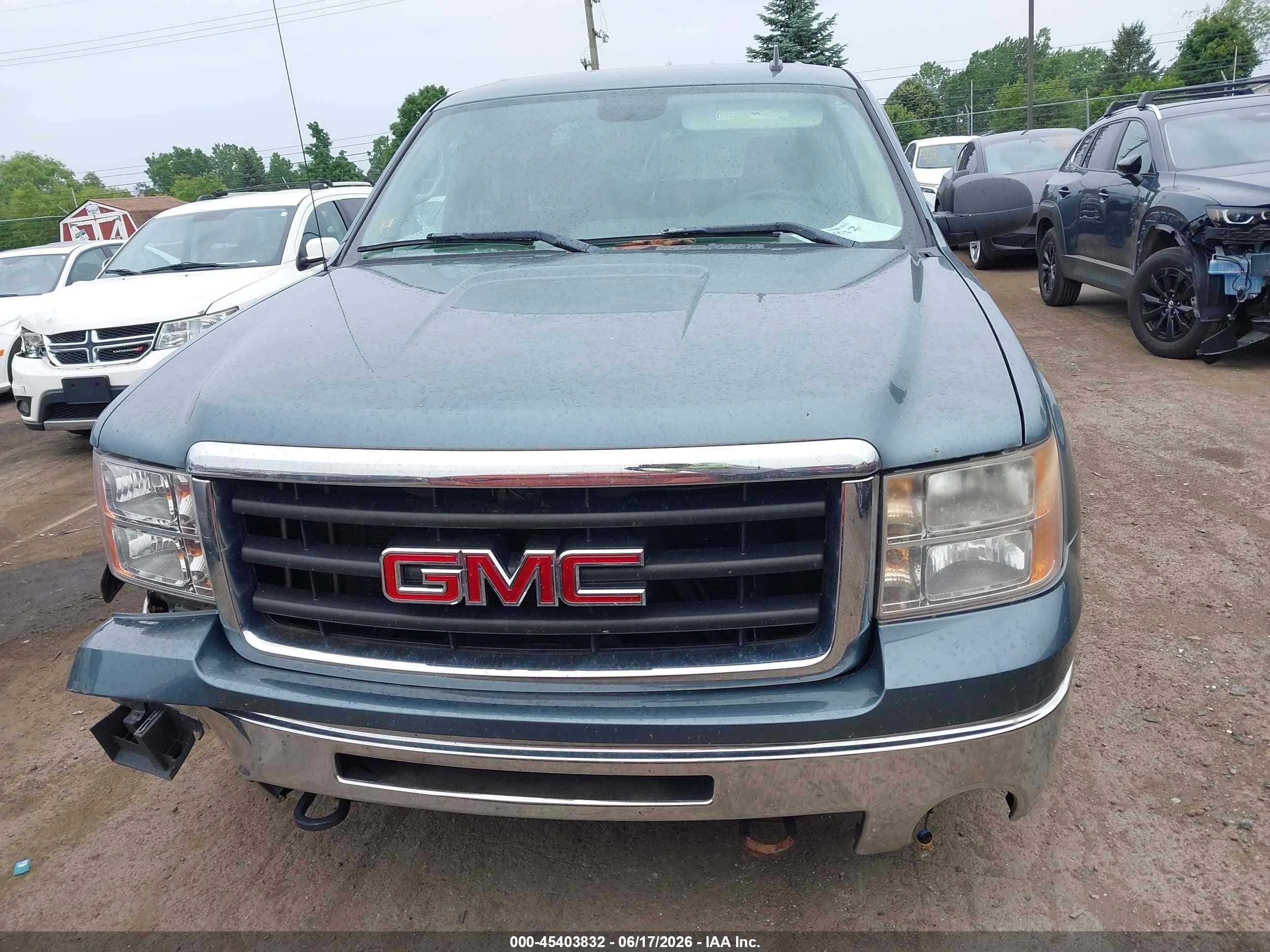 2011 Gmc Sierra 1500 Sle Blue vin: 3GTP2VE36BG313173