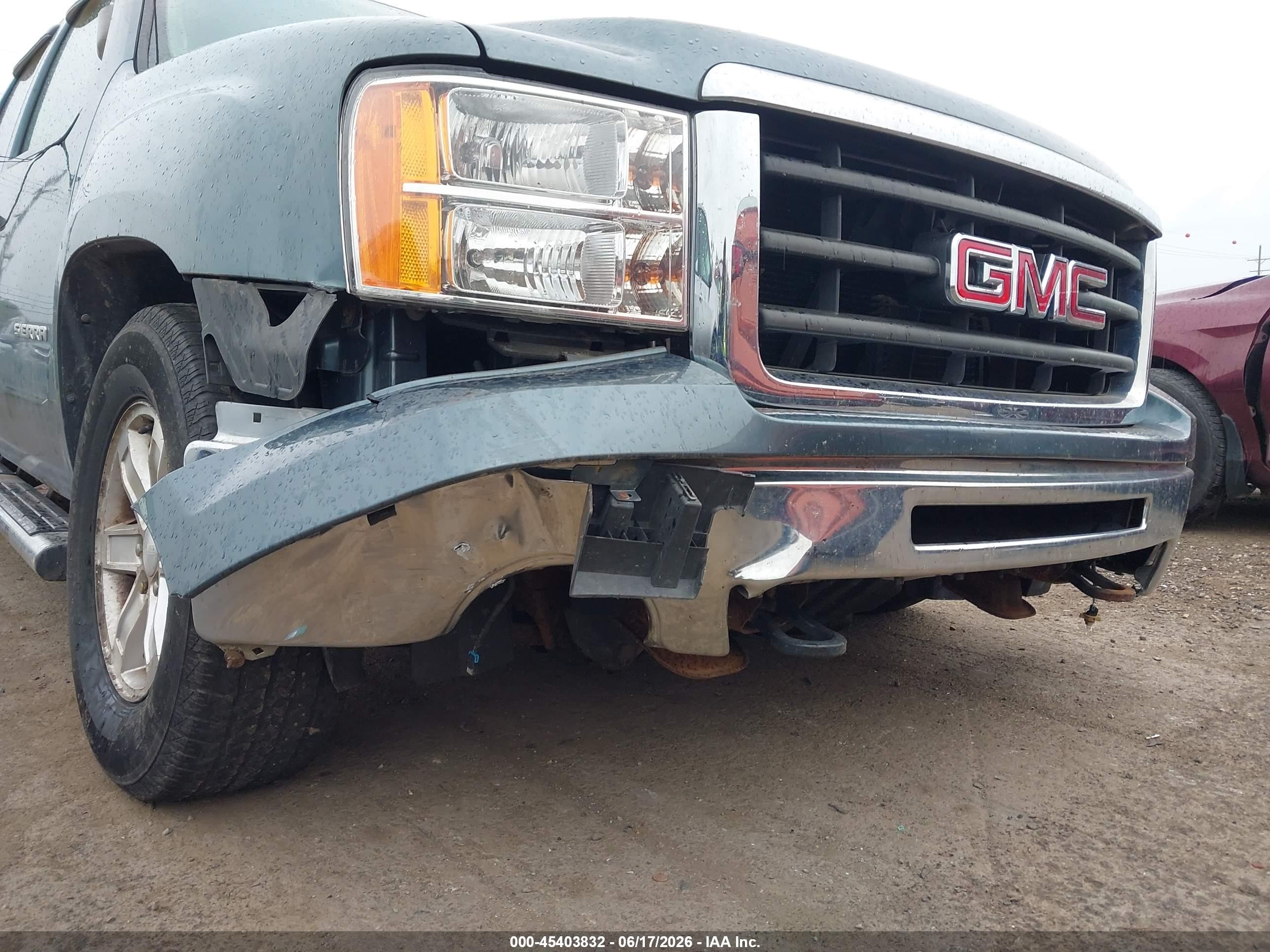 2011 Gmc Sierra 1500 Sle Blue vin: 3GTP2VE36BG313173
