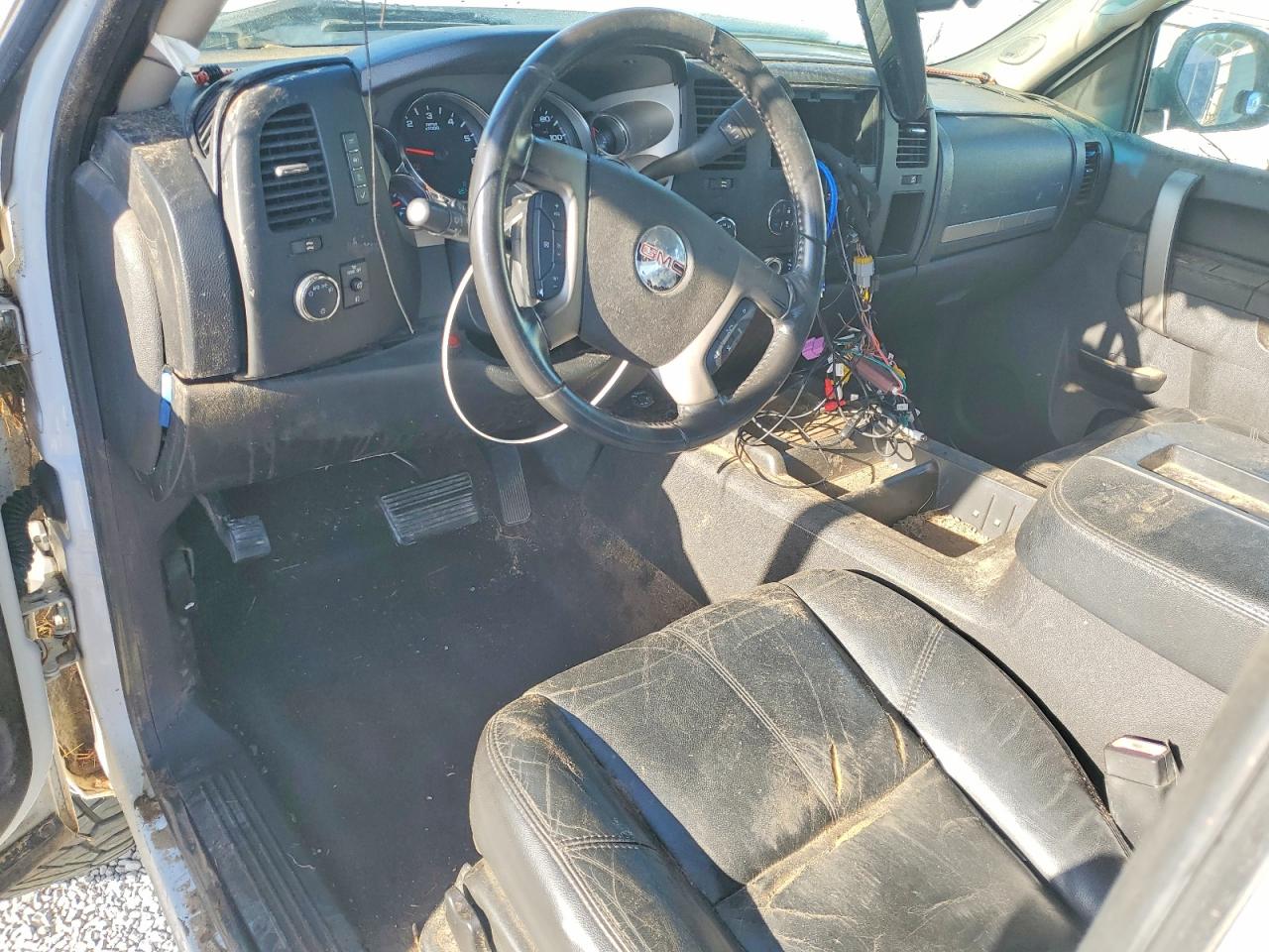 2011 Gmc Sierra K1500 Sle White vin: 3GTP2VE37BG129201