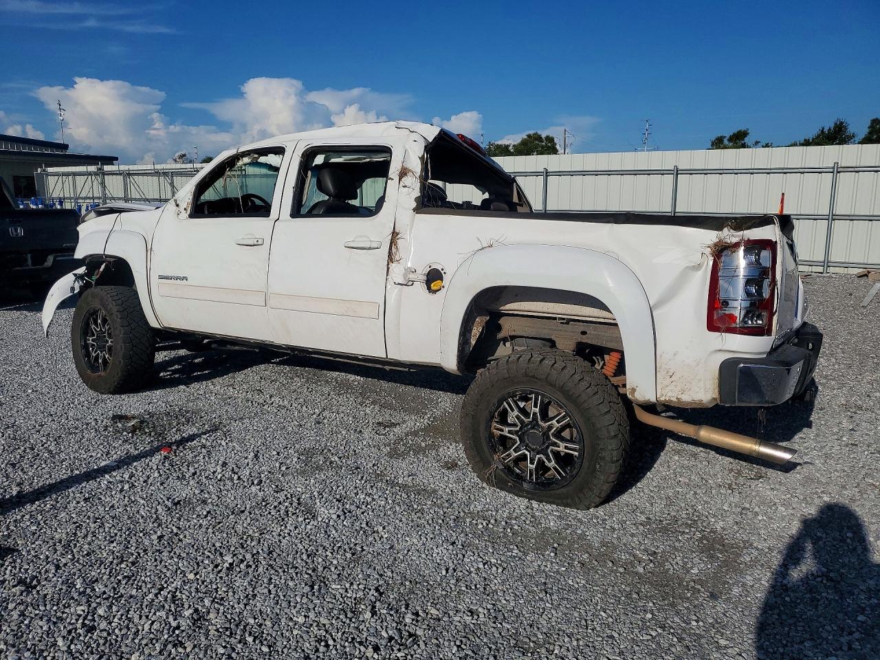 2011 Gmc Sierra K1500 Sle White vin: 3GTP2VE37BG129201