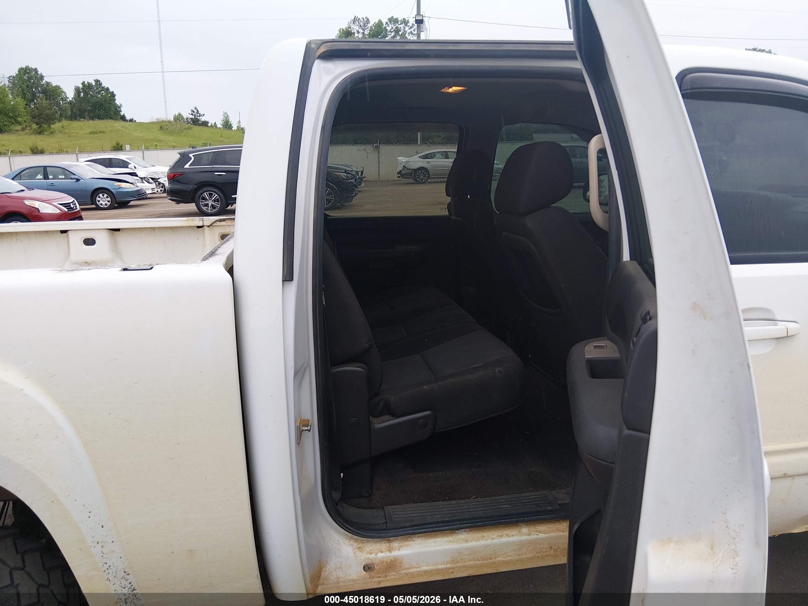 2011 Gmc Sierra 1500 Sle White vin: 3GTP2VE37BG180097