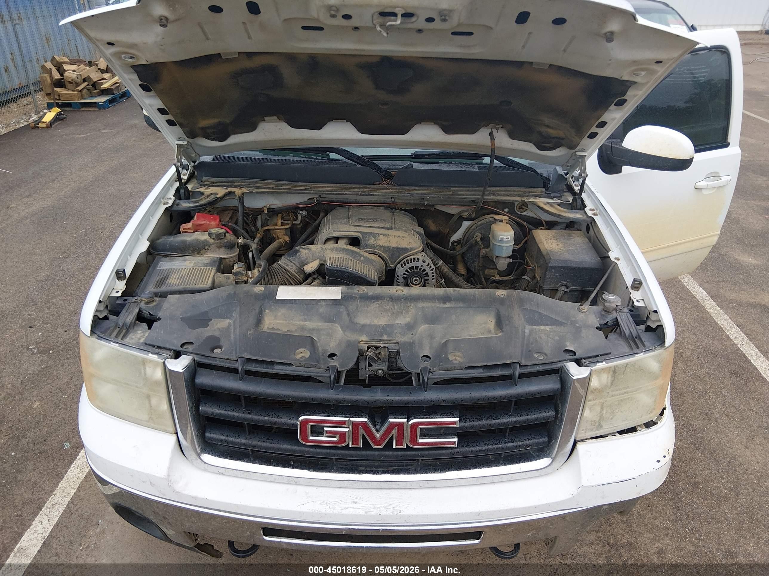 2011 Gmc Sierra 1500 Sle White vin: 3GTP2VE37BG180097