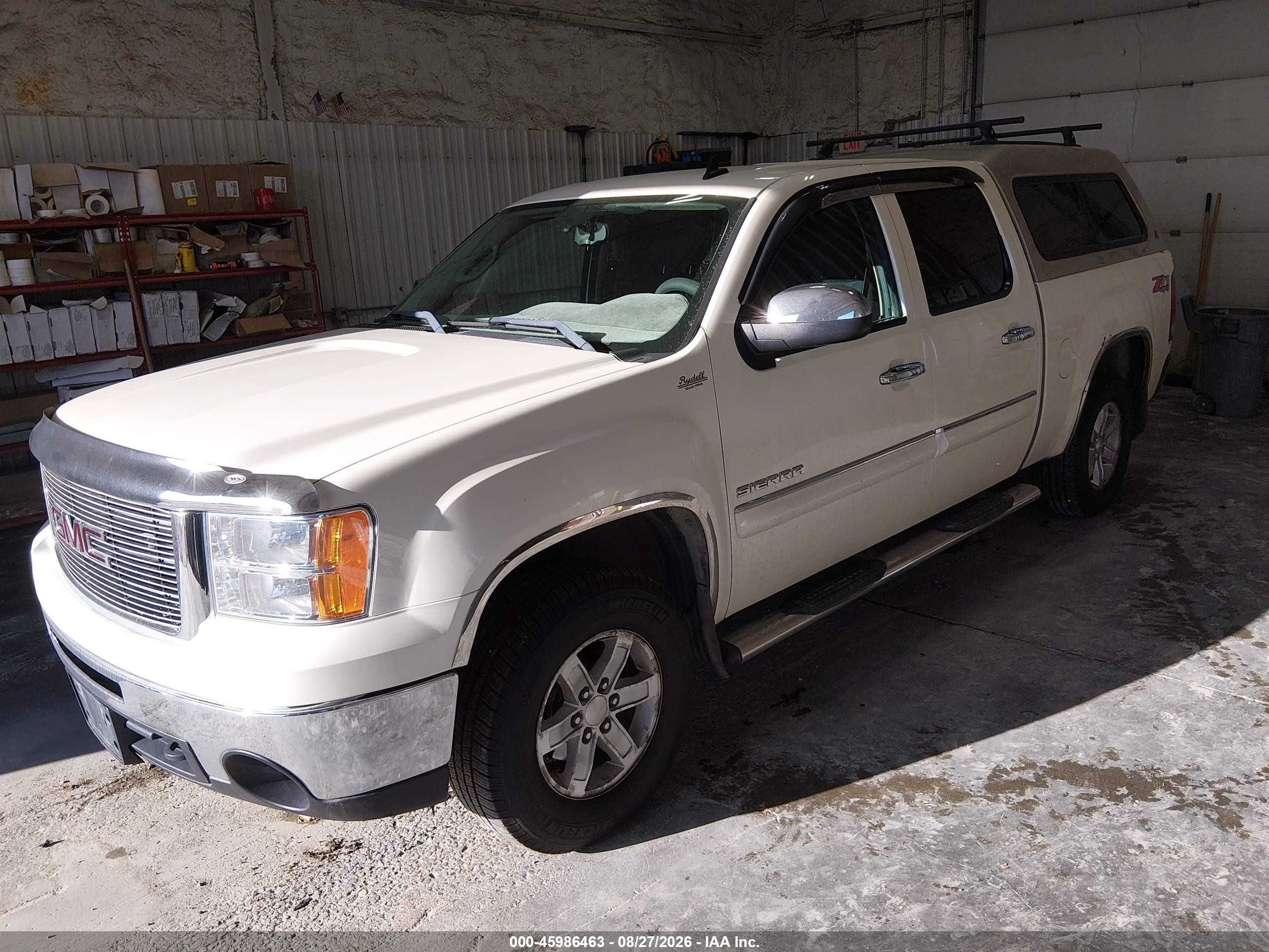 2011 Gmc Sierra 1500 Sle Белый vin: 3GTP2VE37BG255347