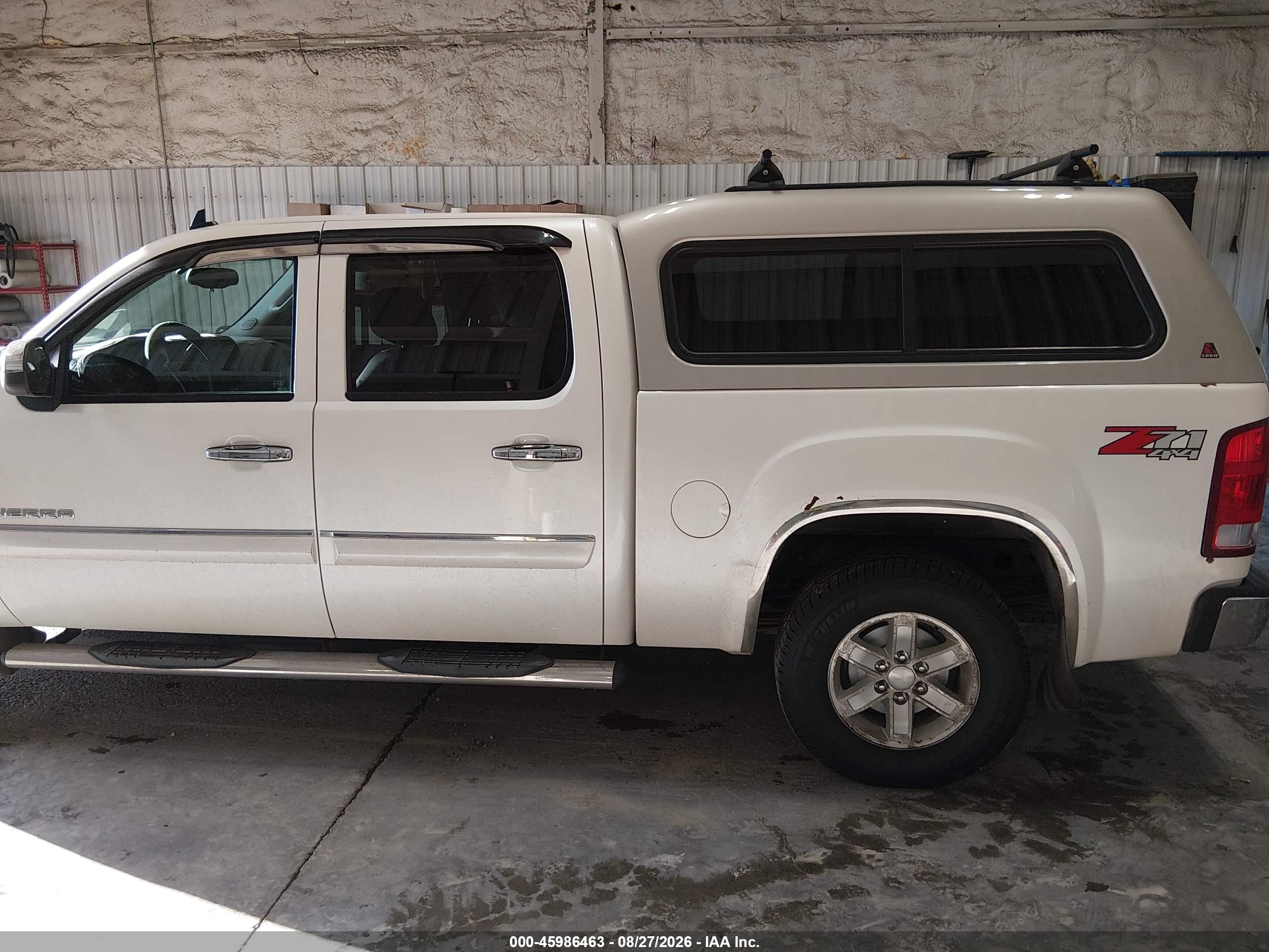 2011 Gmc Sierra 1500 Sle Белый vin: 3GTP2VE37BG255347