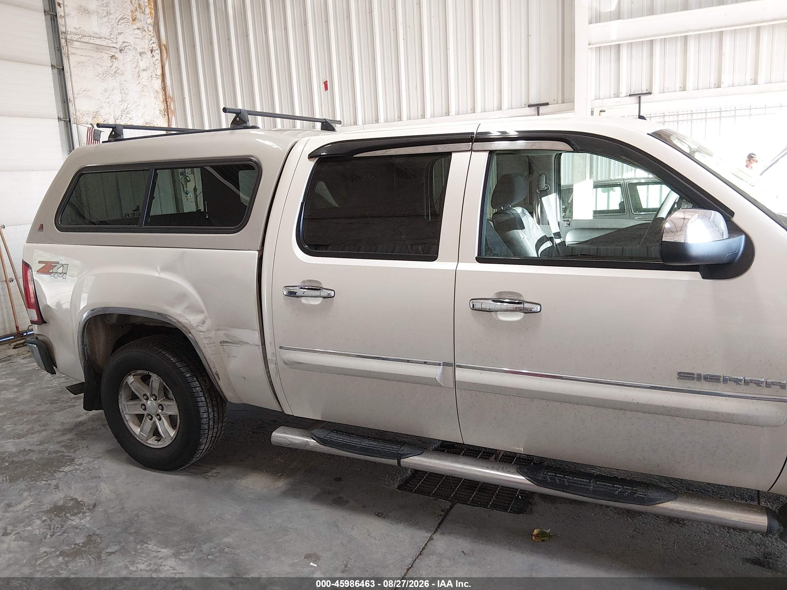 2011 Gmc Sierra 1500 Sle Белый vin: 3GTP2VE37BG255347