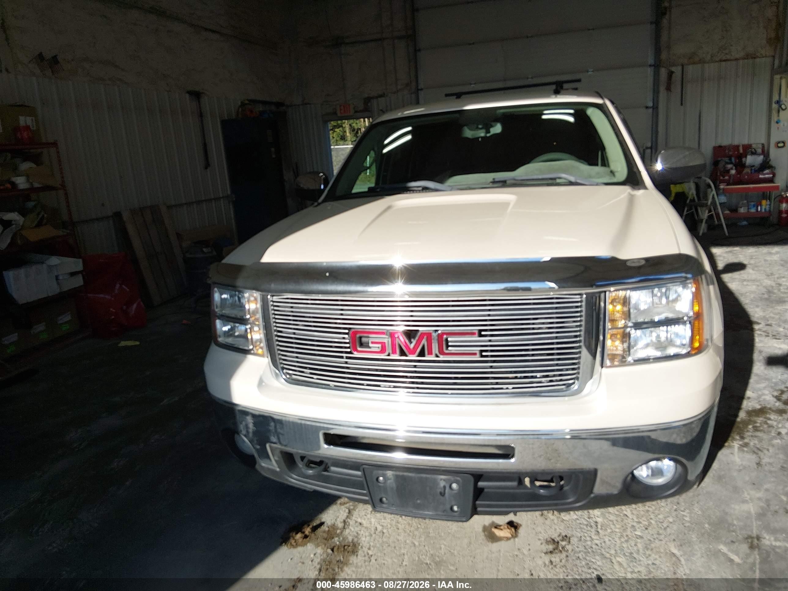 2011 Gmc Sierra 1500 Sle Белый vin: 3GTP2VE37BG255347