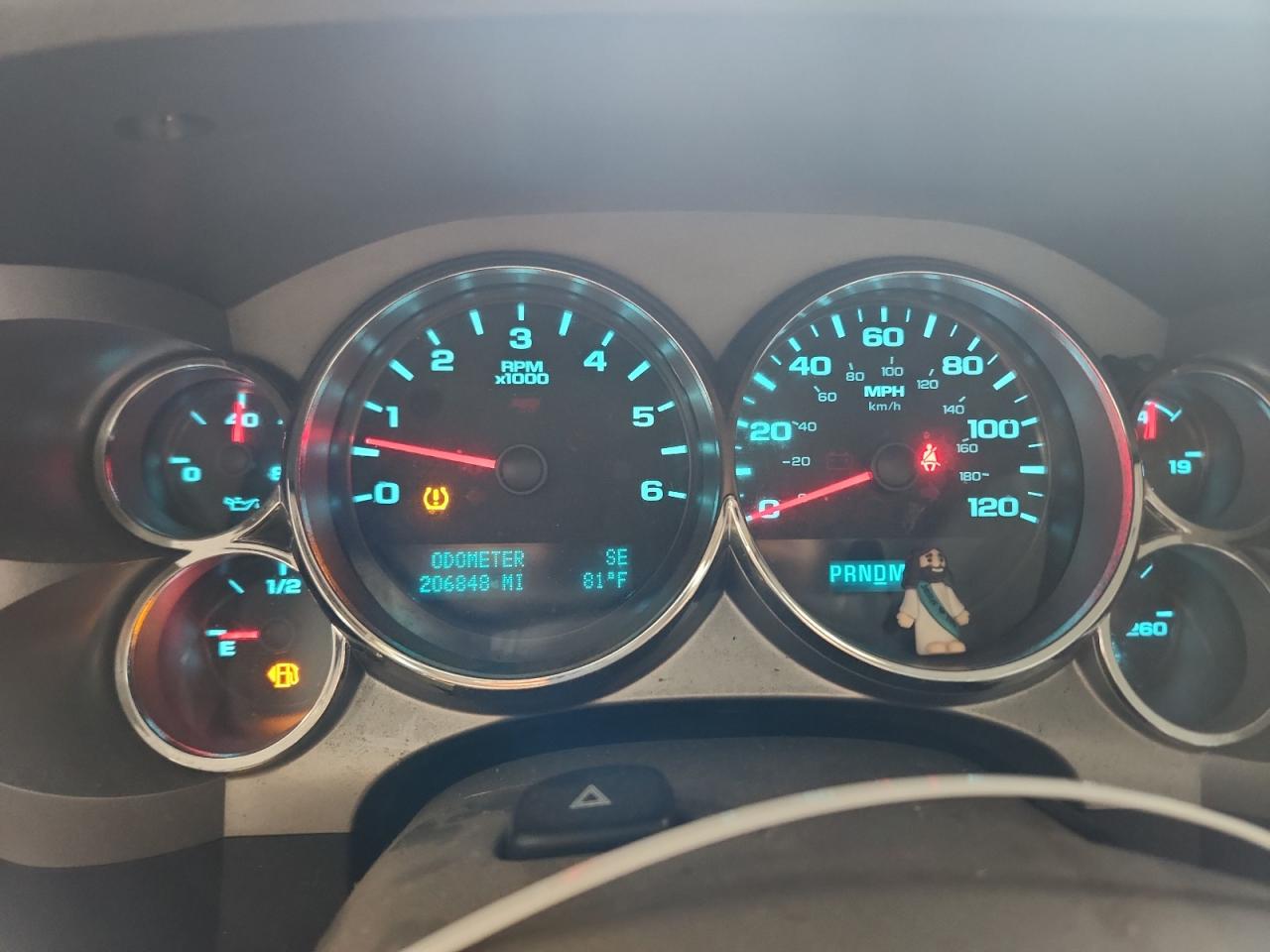 2011 Gmc Sierra K1500 Sle Silver vin: 3GTP2VE37BG269698 Damage: Warning - Tire Pressure, On, Unacceptable