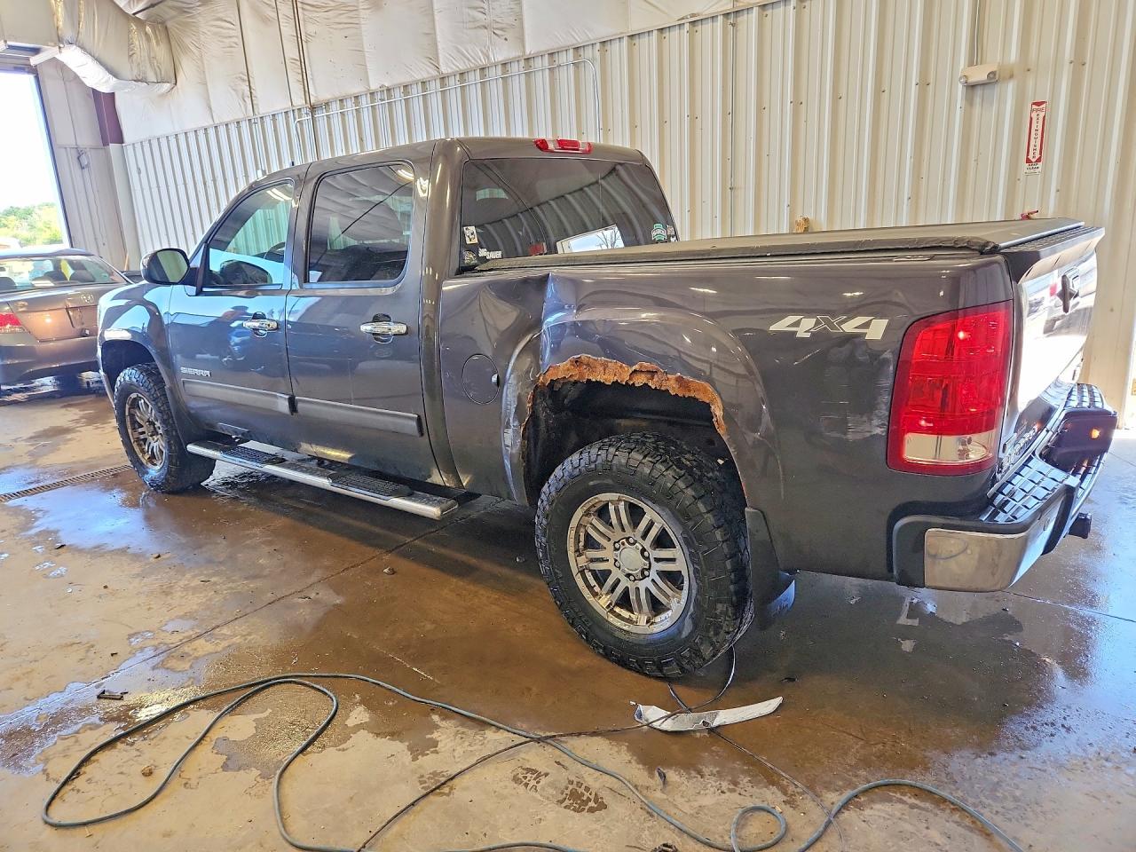 2011 Gmc Sierra K1500 Sle Gray vin: 3GTP2VE37BG309021