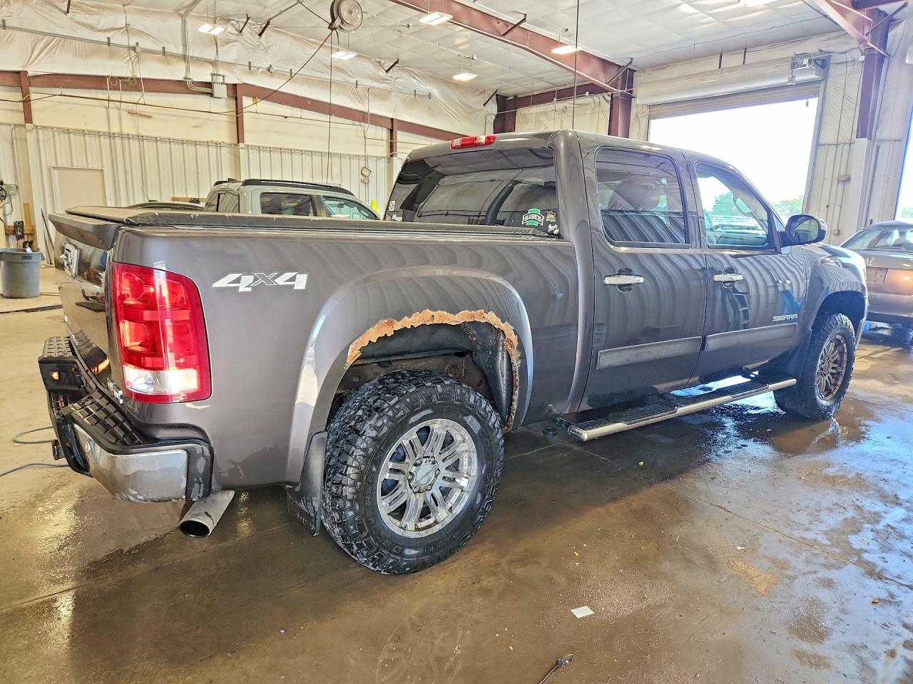 2011 Gmc Sierra K1500 Sle Gray vin: 3GTP2VE37BG309021