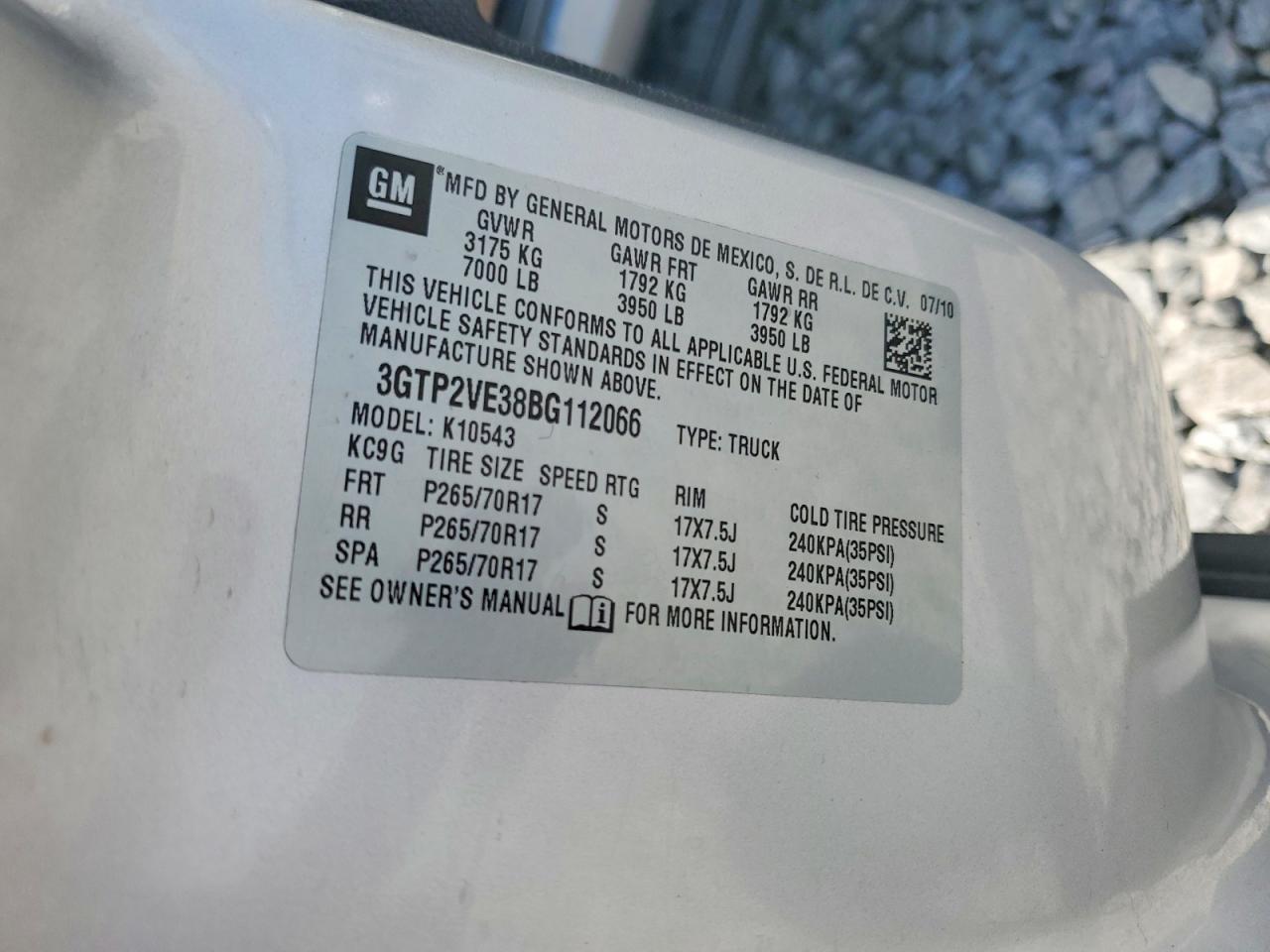 2011 Gmc Sierra K1500 Sle Silver vin: 3GTP2VE38BG112066