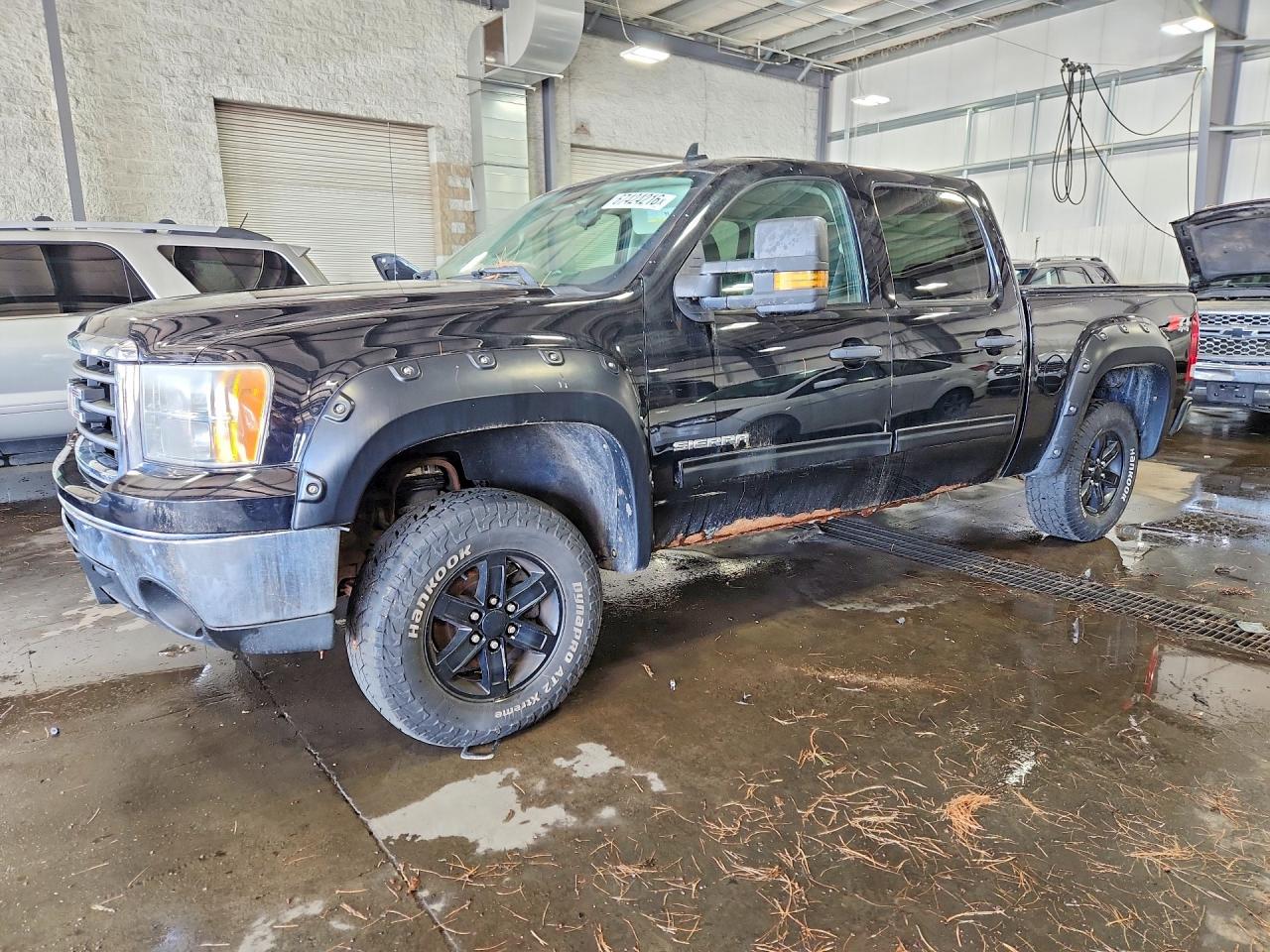 2011 Gmc Sierra K1500 Sle Black vin: 3GTP2VE38BG264087