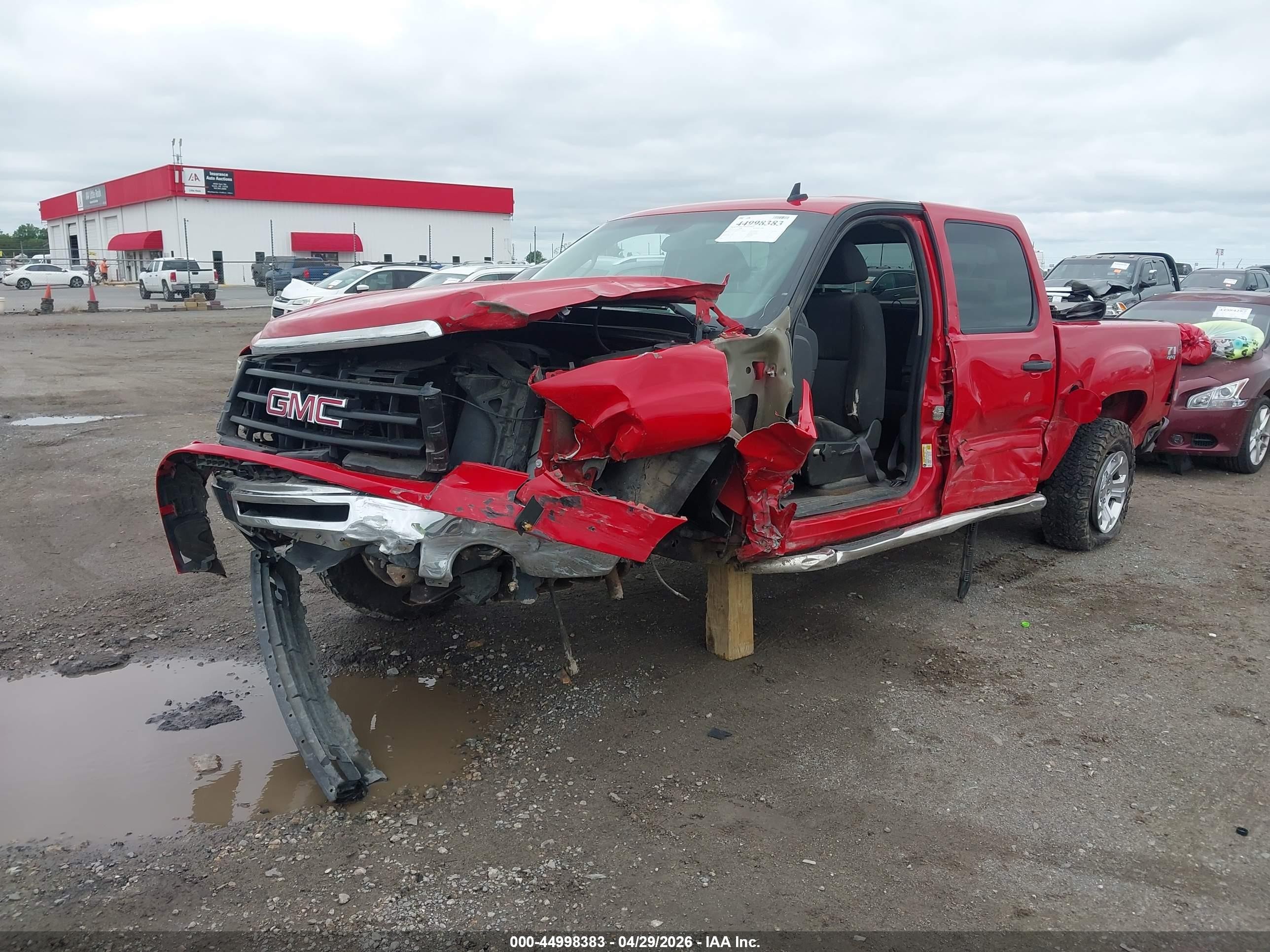2011 Gmc Sierra 1500 Sle Red vin: 3GTP2VE38BG271198