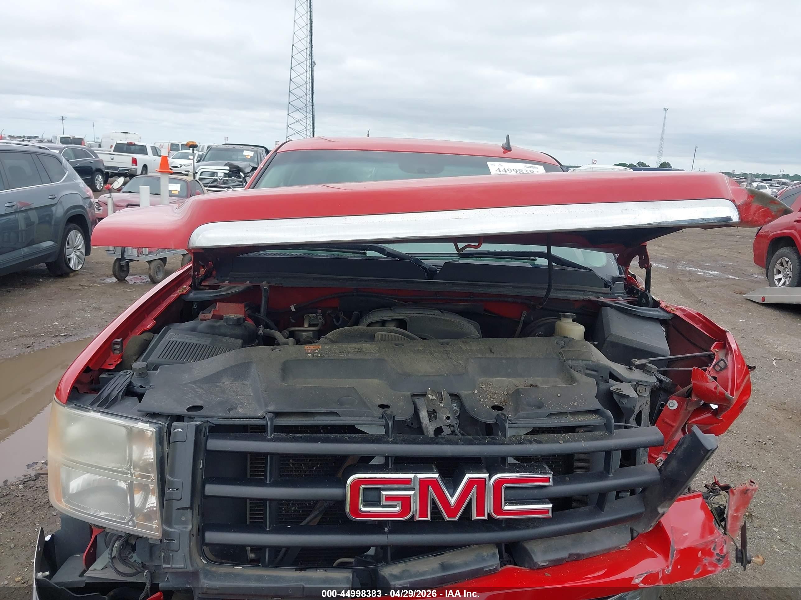 2011 Gmc Sierra 1500 Sle Red vin: 3GTP2VE38BG271198