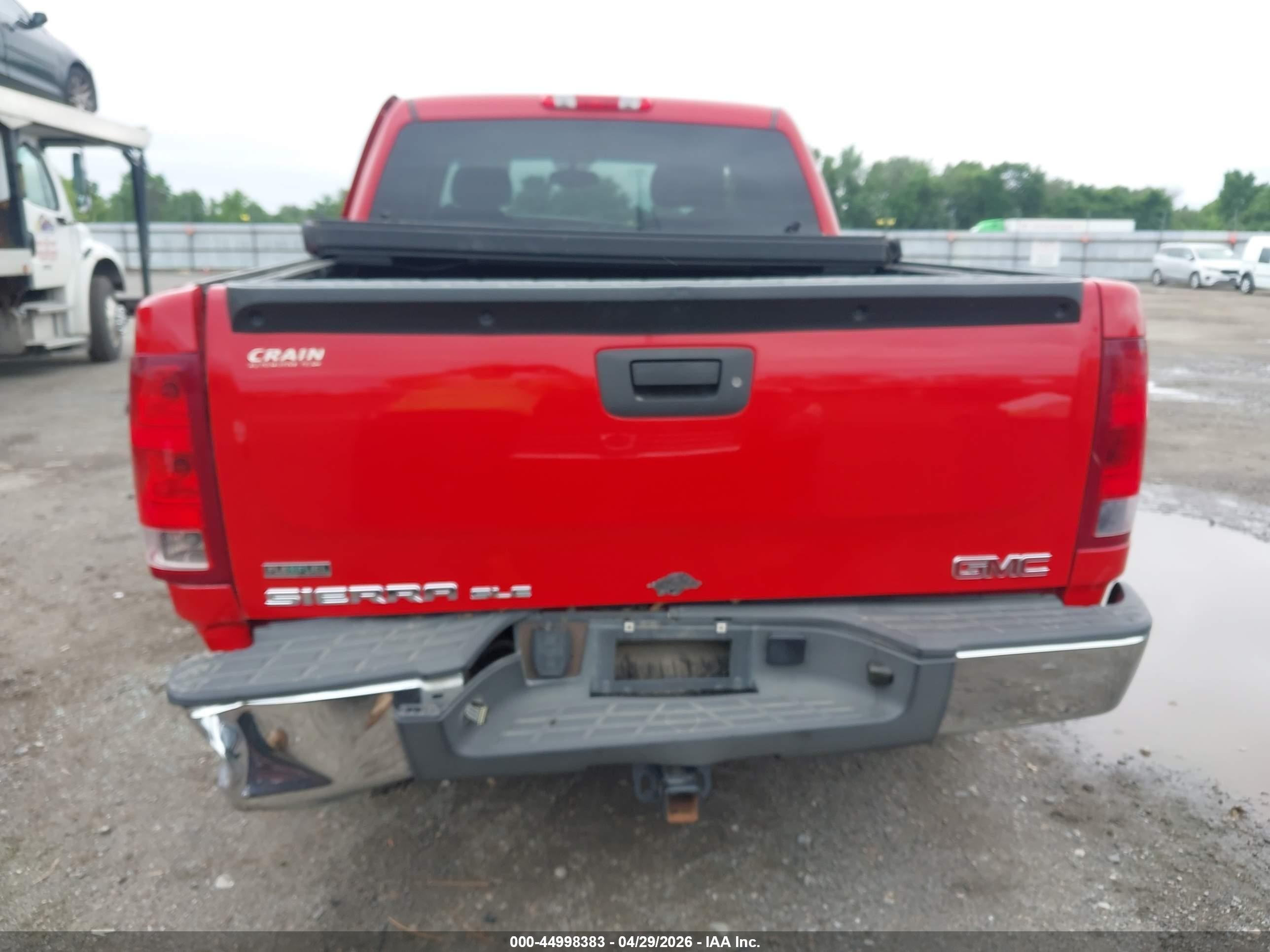 2011 Gmc Sierra 1500 Sle Red vin: 3GTP2VE38BG271198