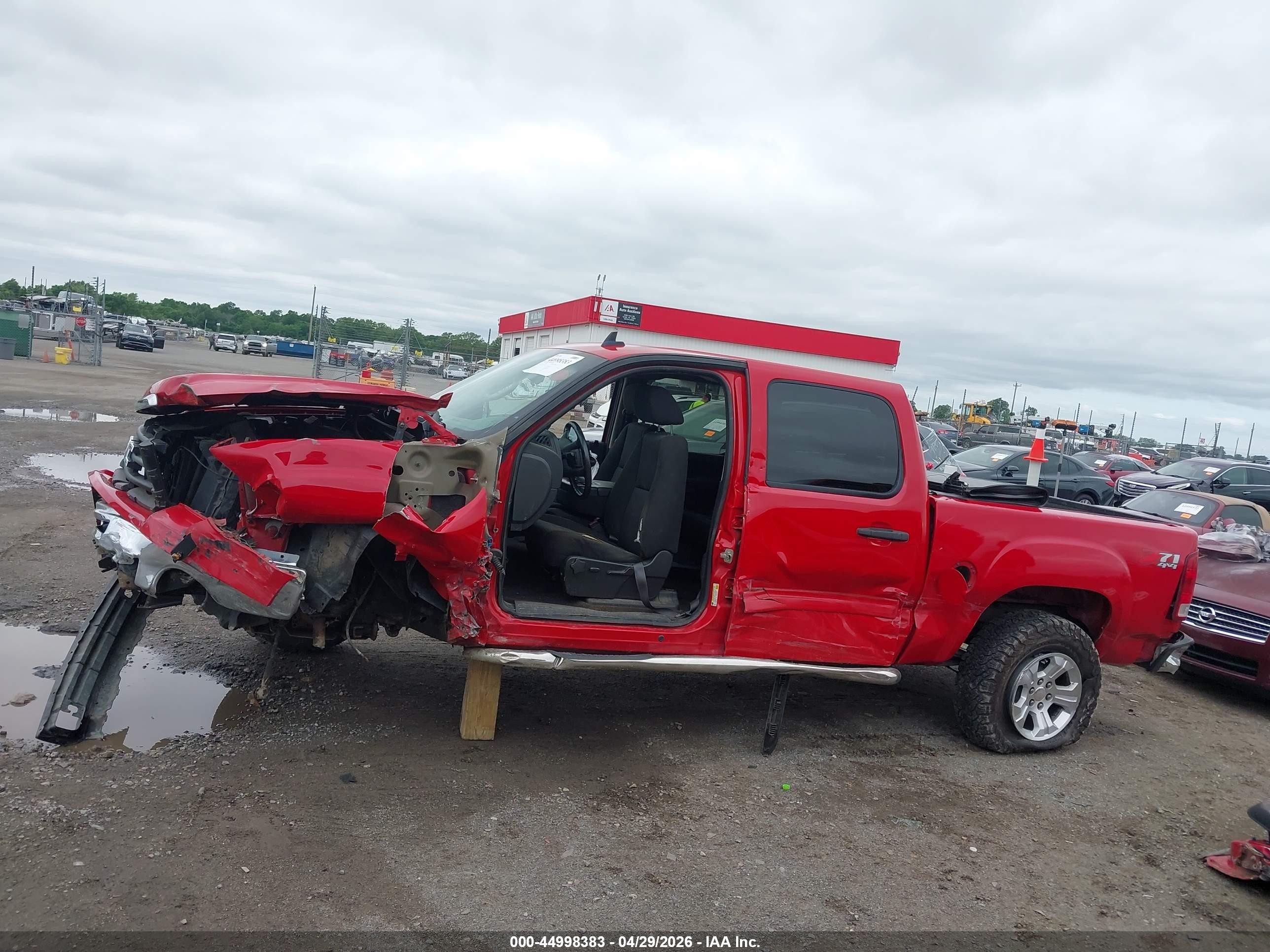 2011 Gmc Sierra 1500 Sle Red vin: 3GTP2VE38BG271198