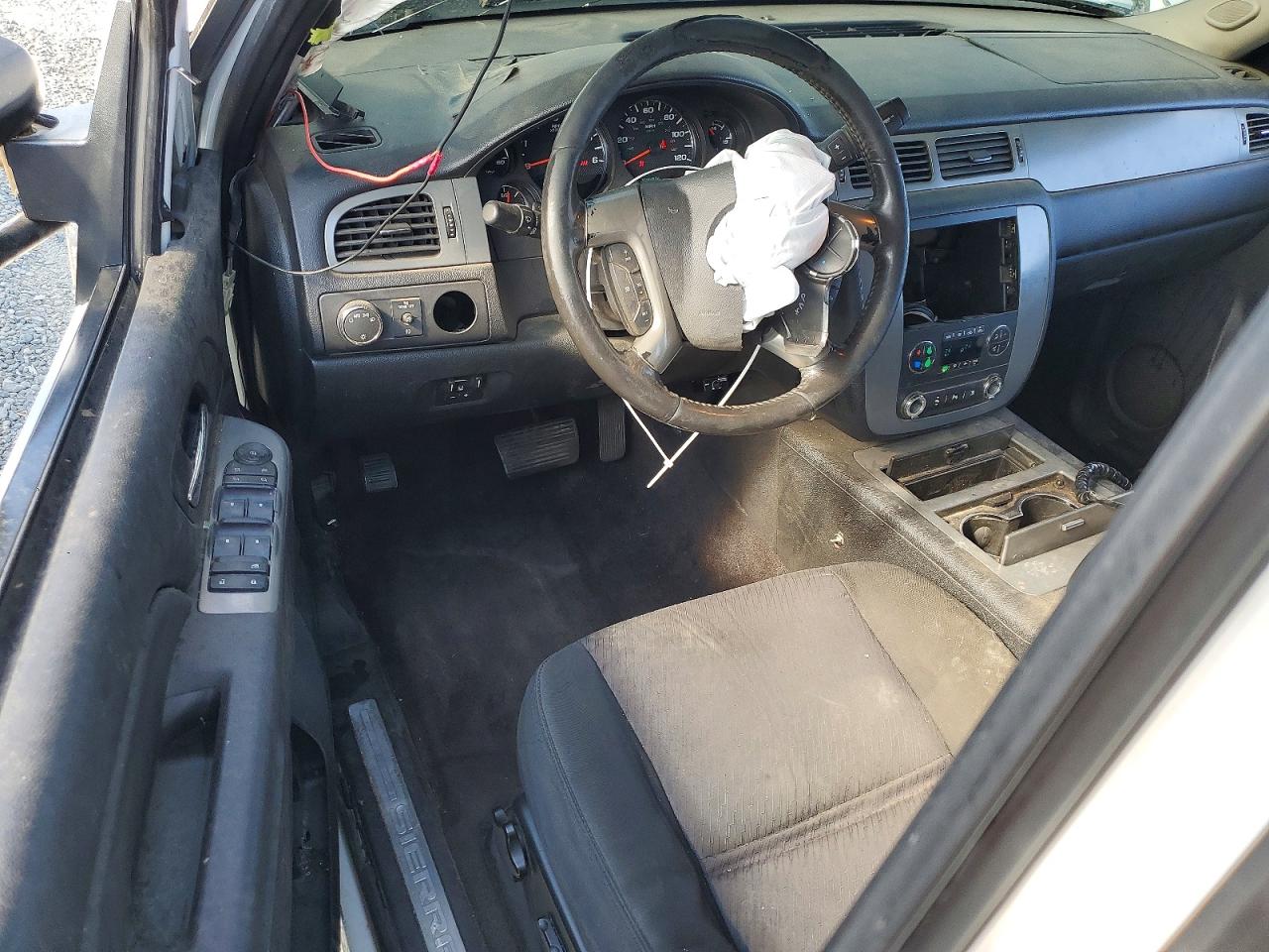 2011 Gmc Sierra K1500 Sle White vin: 3GTP2VE38BG274005