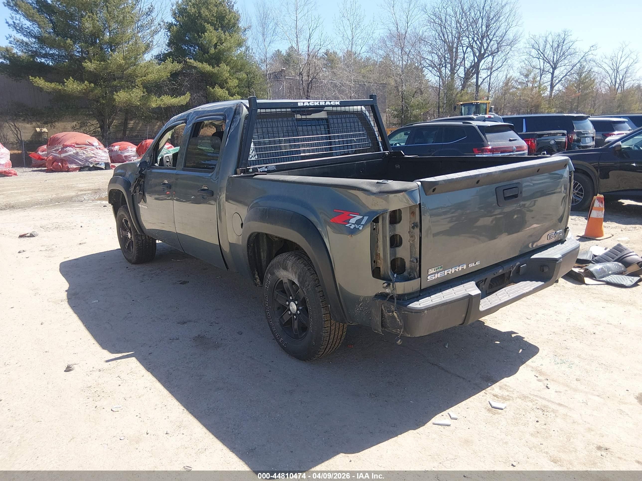 2011 Gmc Sierra 1500 Sle Gray vin: 3GTP2VE38BG337166