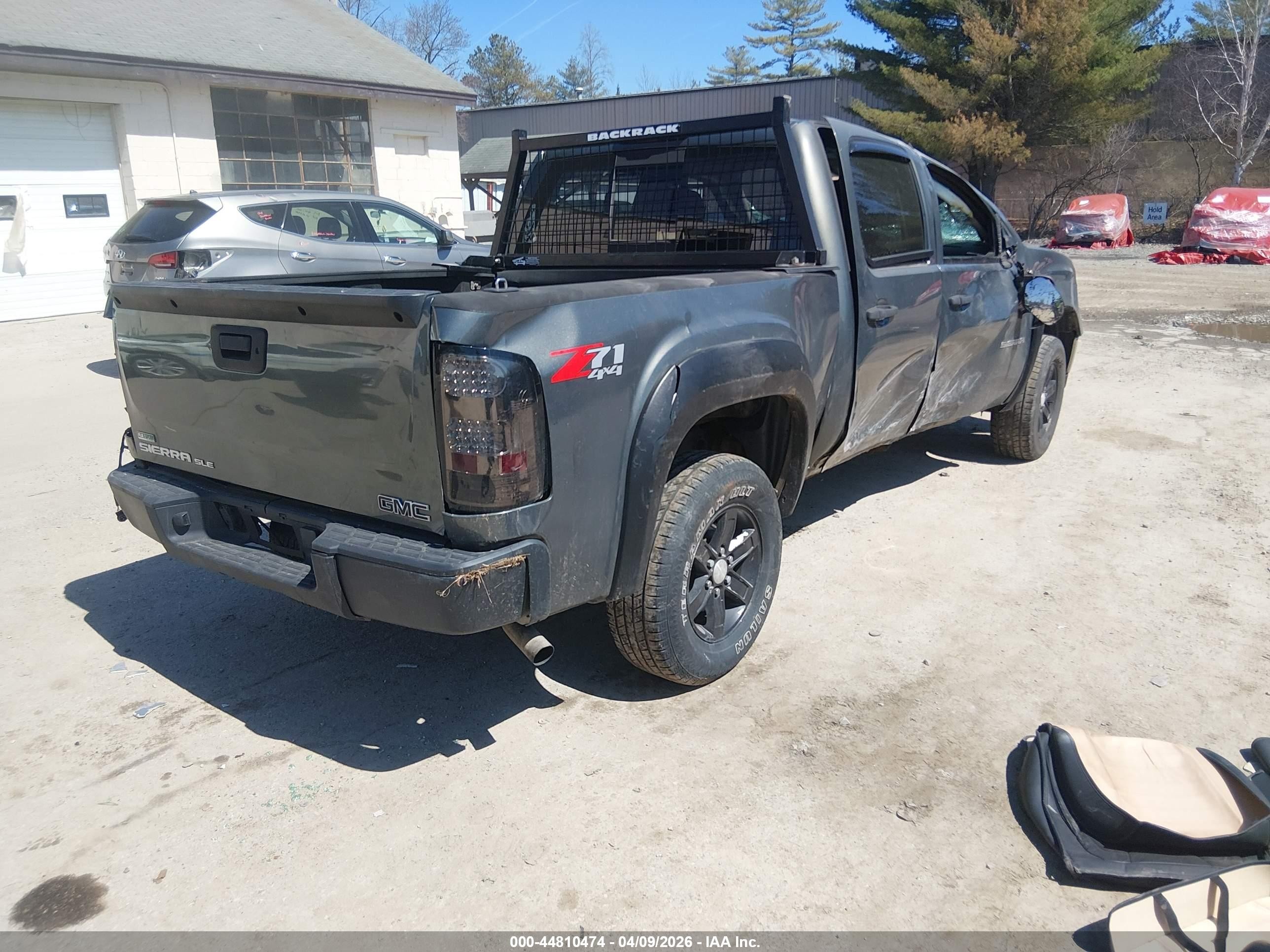 2011 Gmc Sierra 1500 Sle Gray vin: 3GTP2VE38BG337166