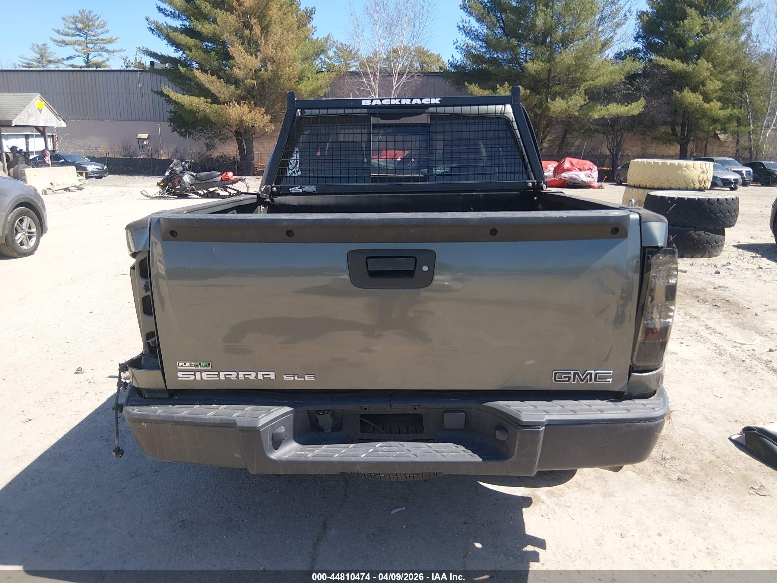 2011 Gmc Sierra 1500 Sle Gray vin: 3GTP2VE38BG337166