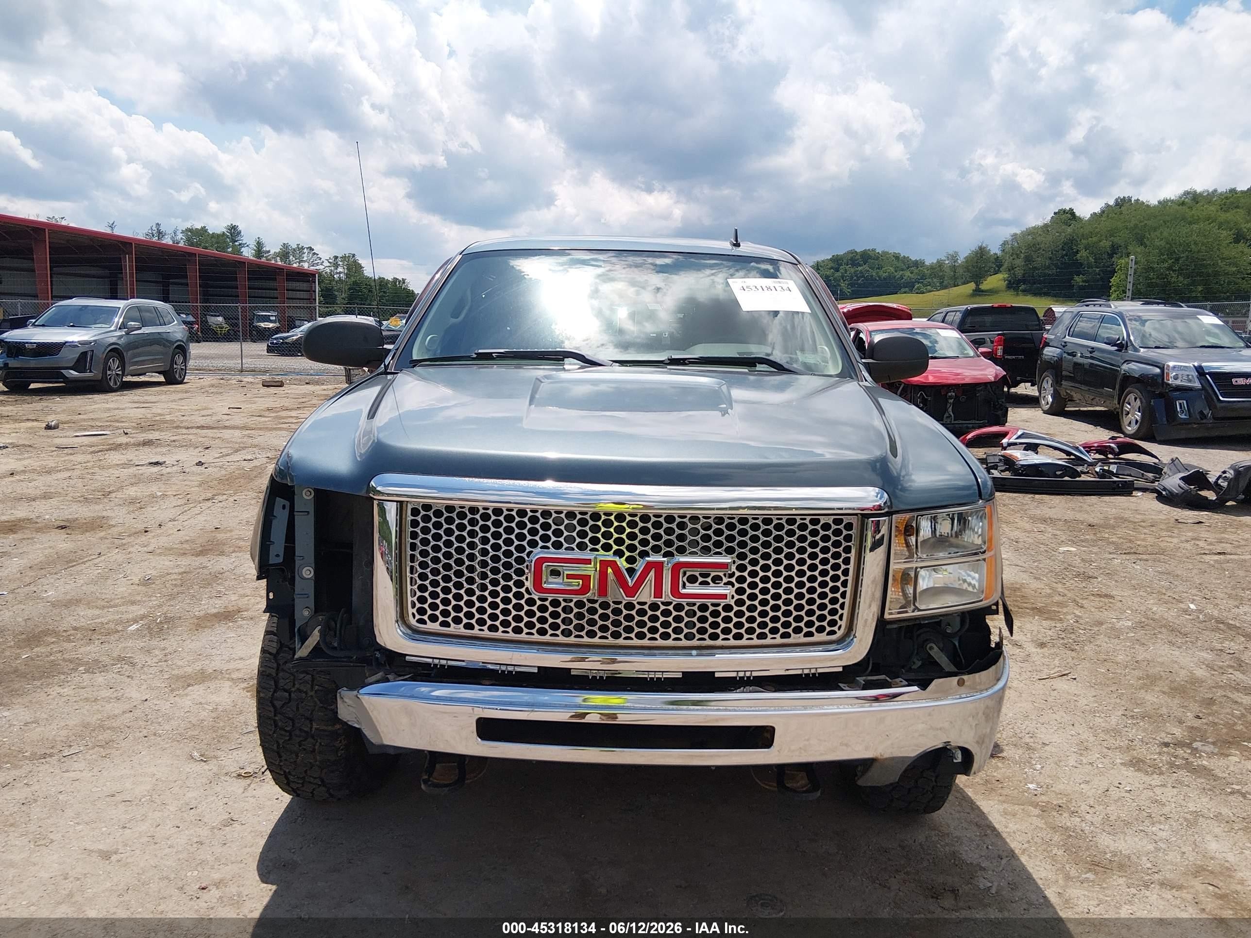 2011 Gmc Sierra 1500 Sle Blue vin: 3GTP2VE38BG337829