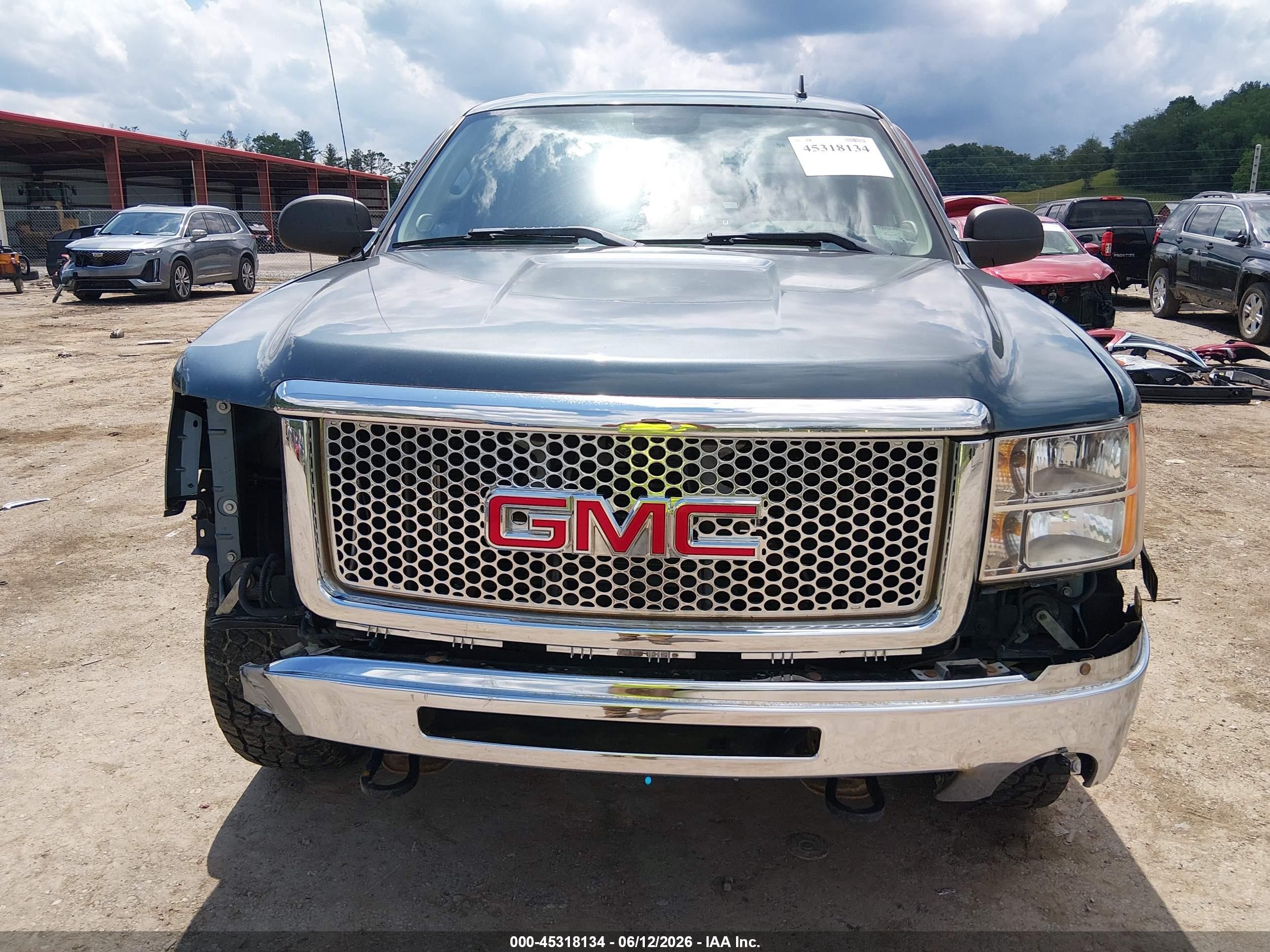 2011 Gmc Sierra 1500 Sle Blue vin: 3GTP2VE38BG337829