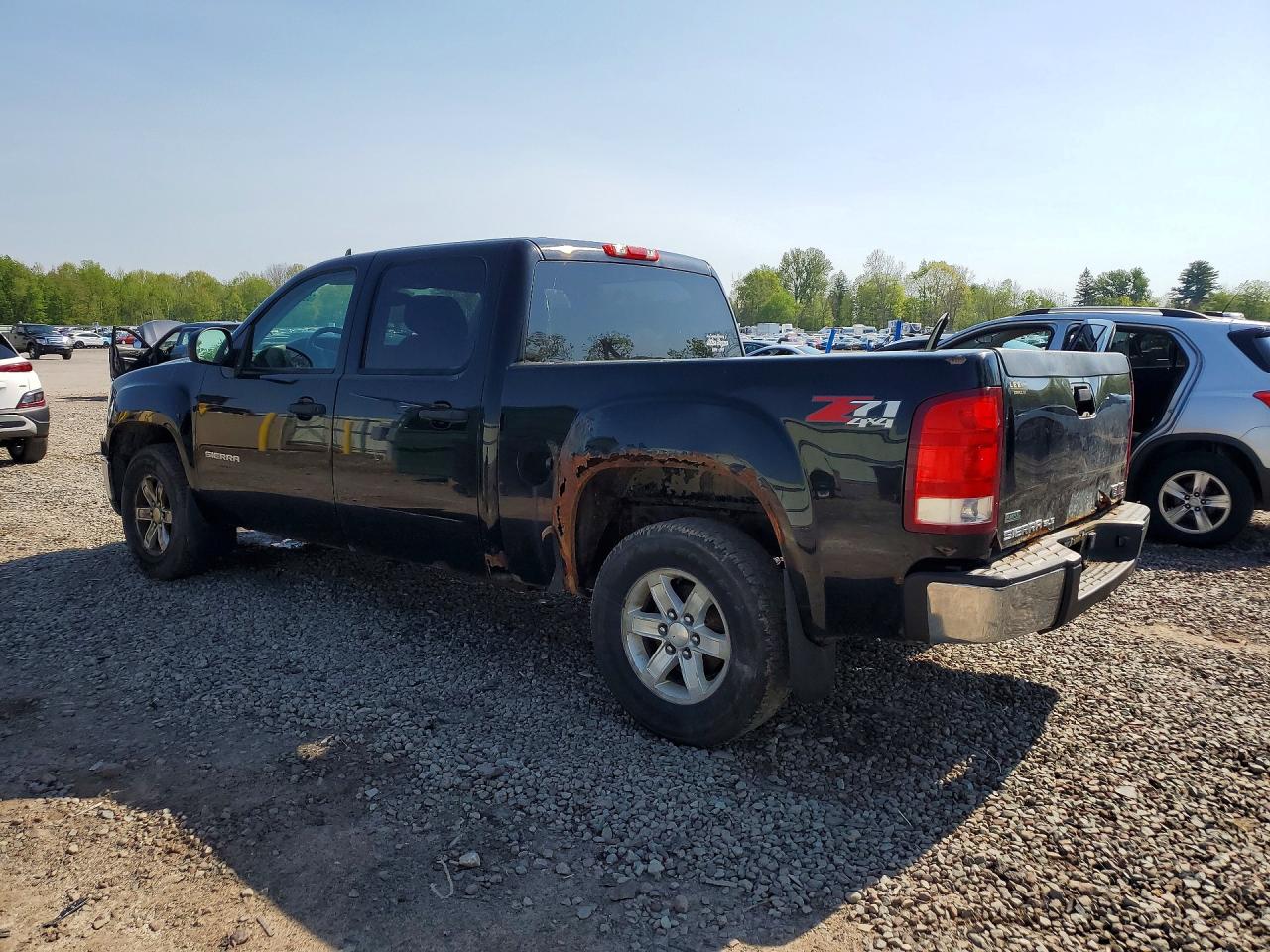 2011 Gmc Sierra K1500 Sle Black vin: 3GTP2VE38BG401416