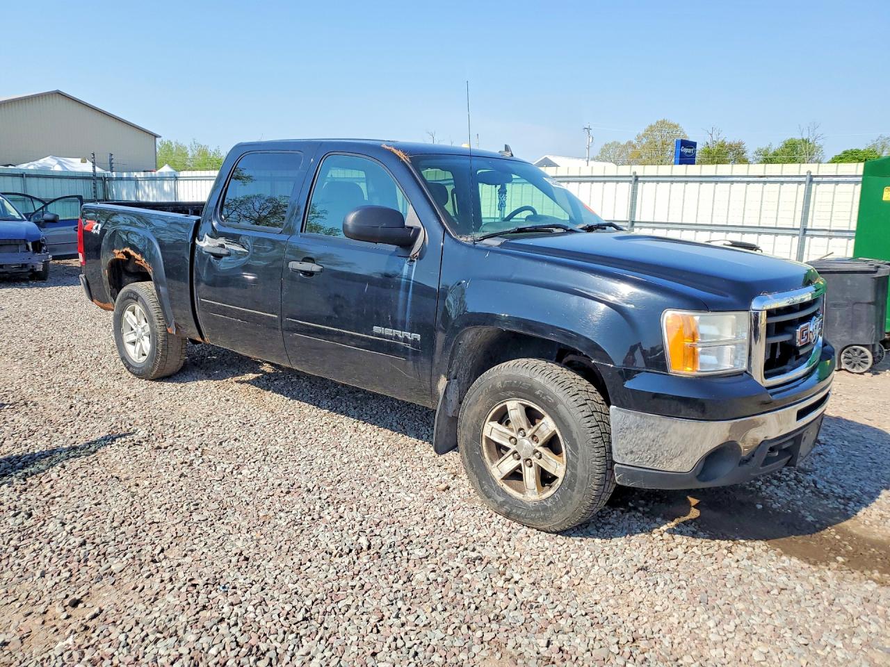 2011 Gmc Sierra K1500 Sle Black vin: 3GTP2VE38BG401416