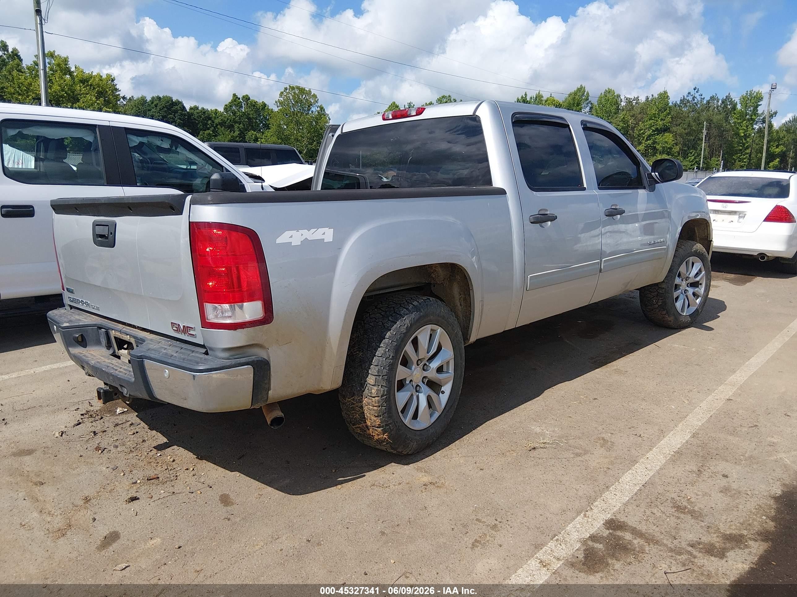 2011 Gmc Sierra 1500 Sle Gray vin: 3GTP2VE39BG228120