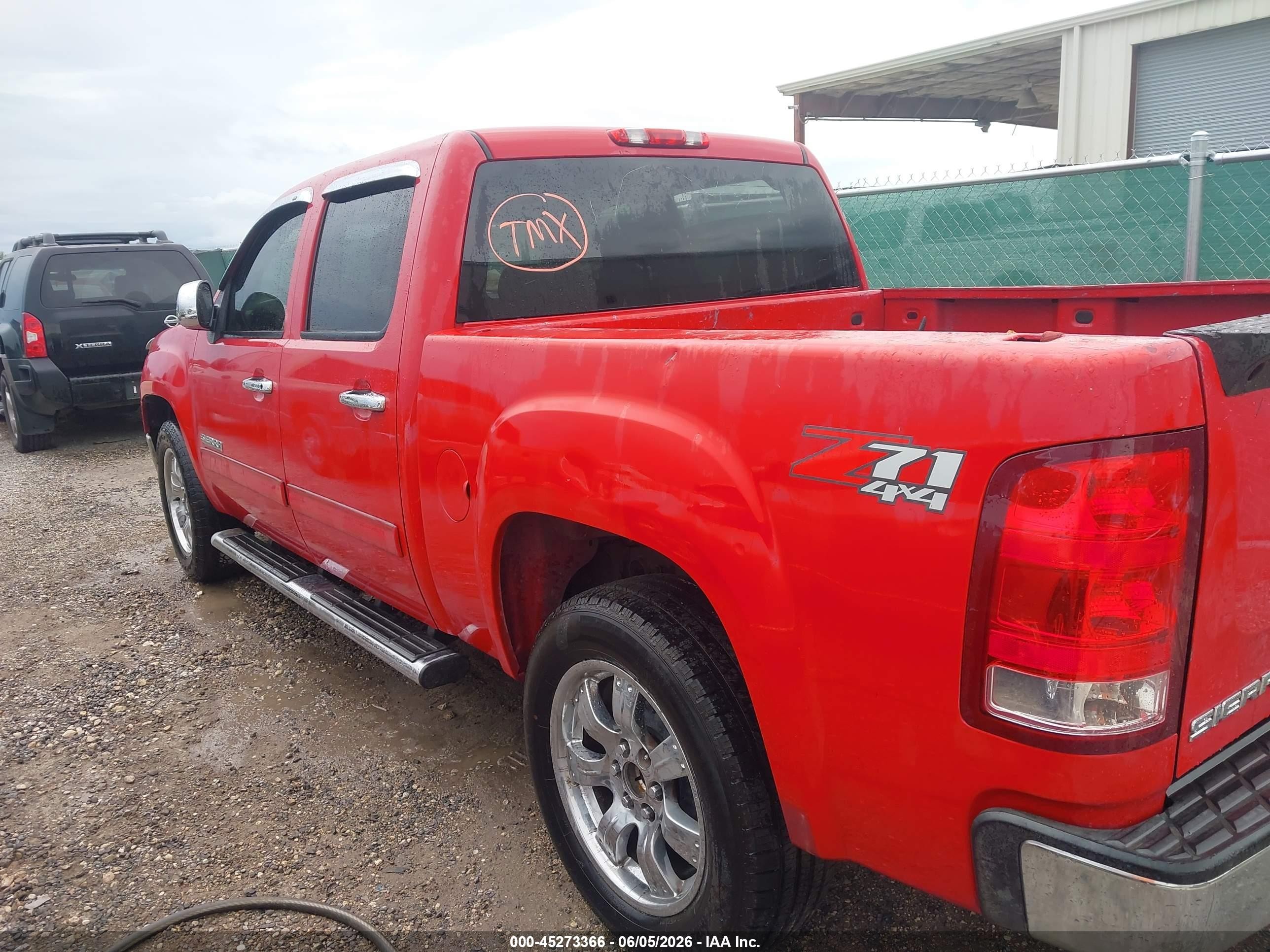 2011 Gmc Sierra 1500 Sle Red vin: 3GTP2VE39BG353571