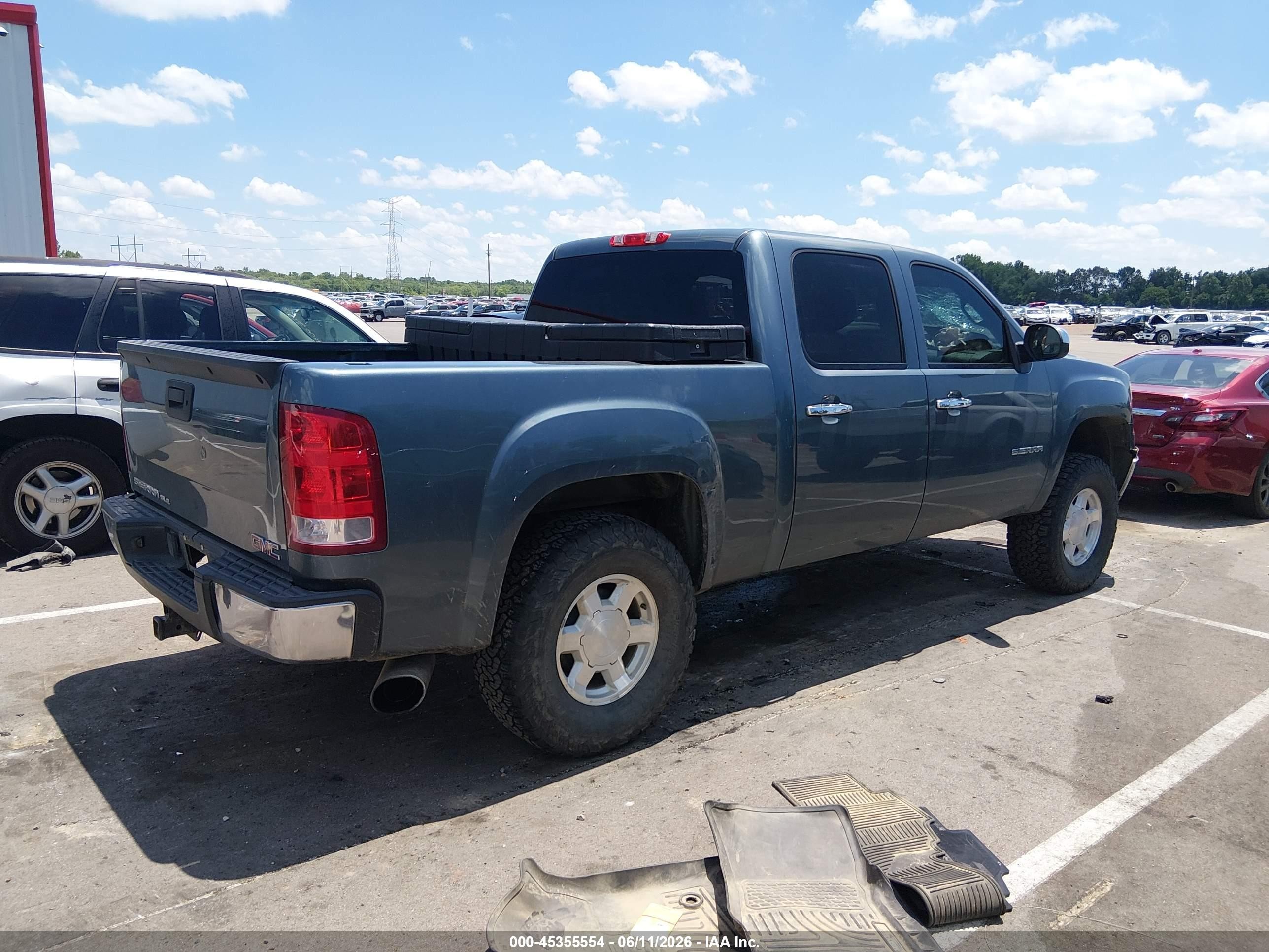 2011 Gmc Sierra 1500 Sle Синий vin: 3GTP2VE39BG380155