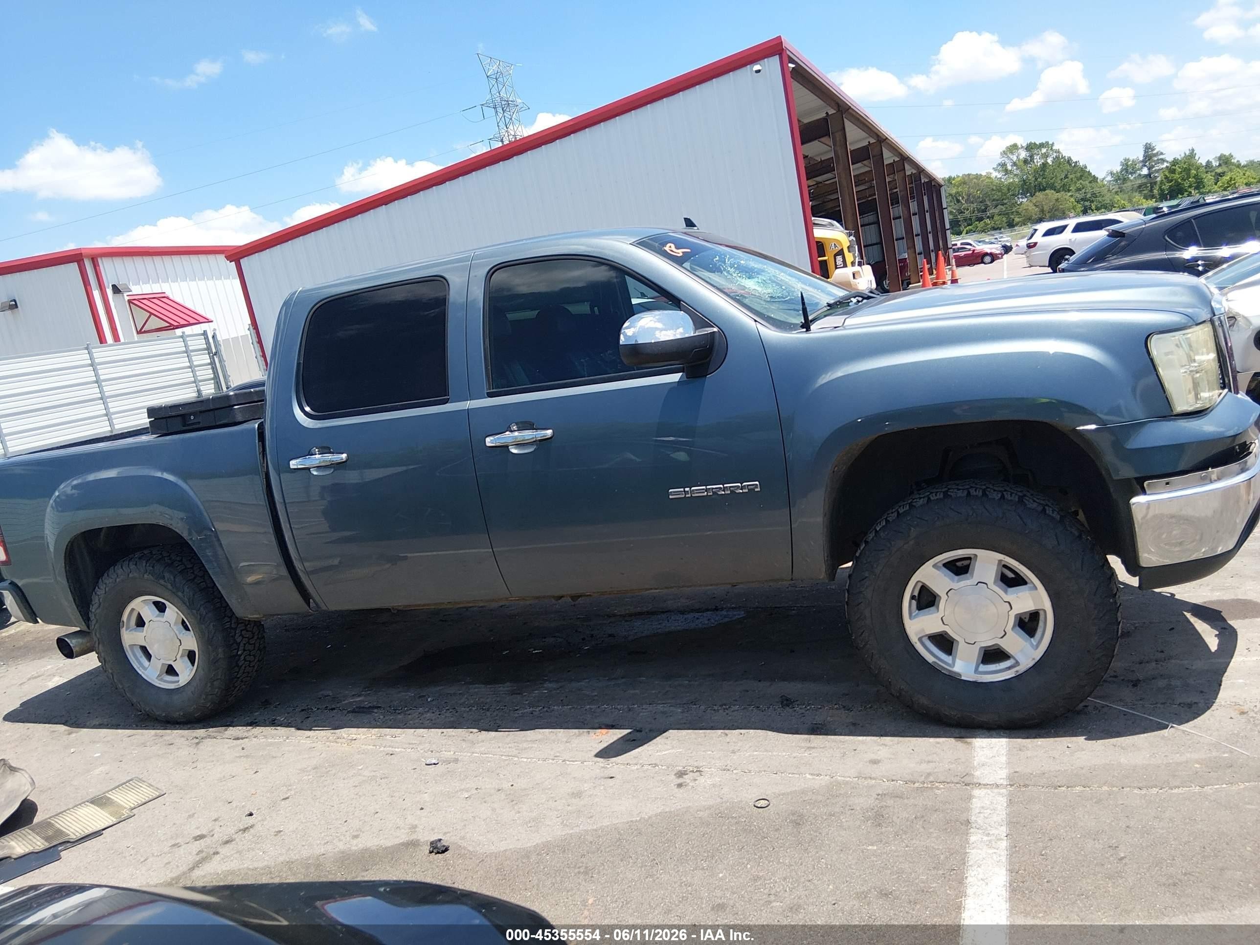 2011 Gmc Sierra 1500 Sle Синий vin: 3GTP2VE39BG380155