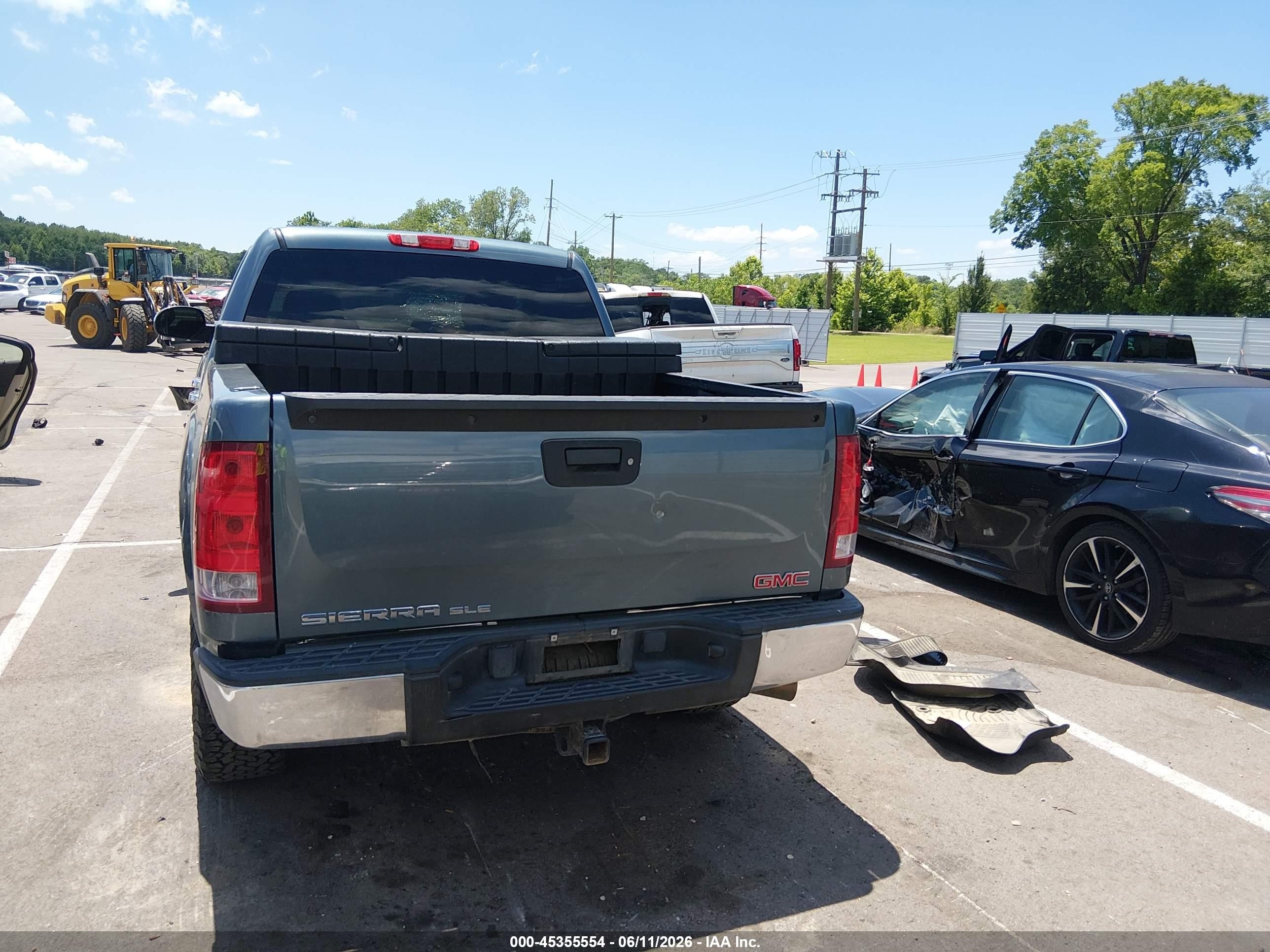 2011 Gmc Sierra 1500 Sle Синий vin: 3GTP2VE39BG380155